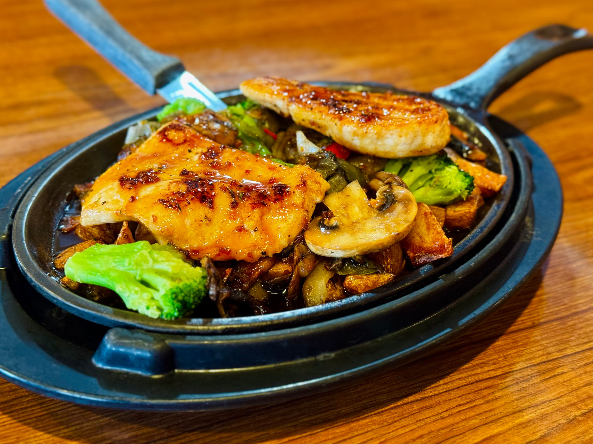 Bourbon Chicken Skillet Denny's Bourbon Chicken Skillet