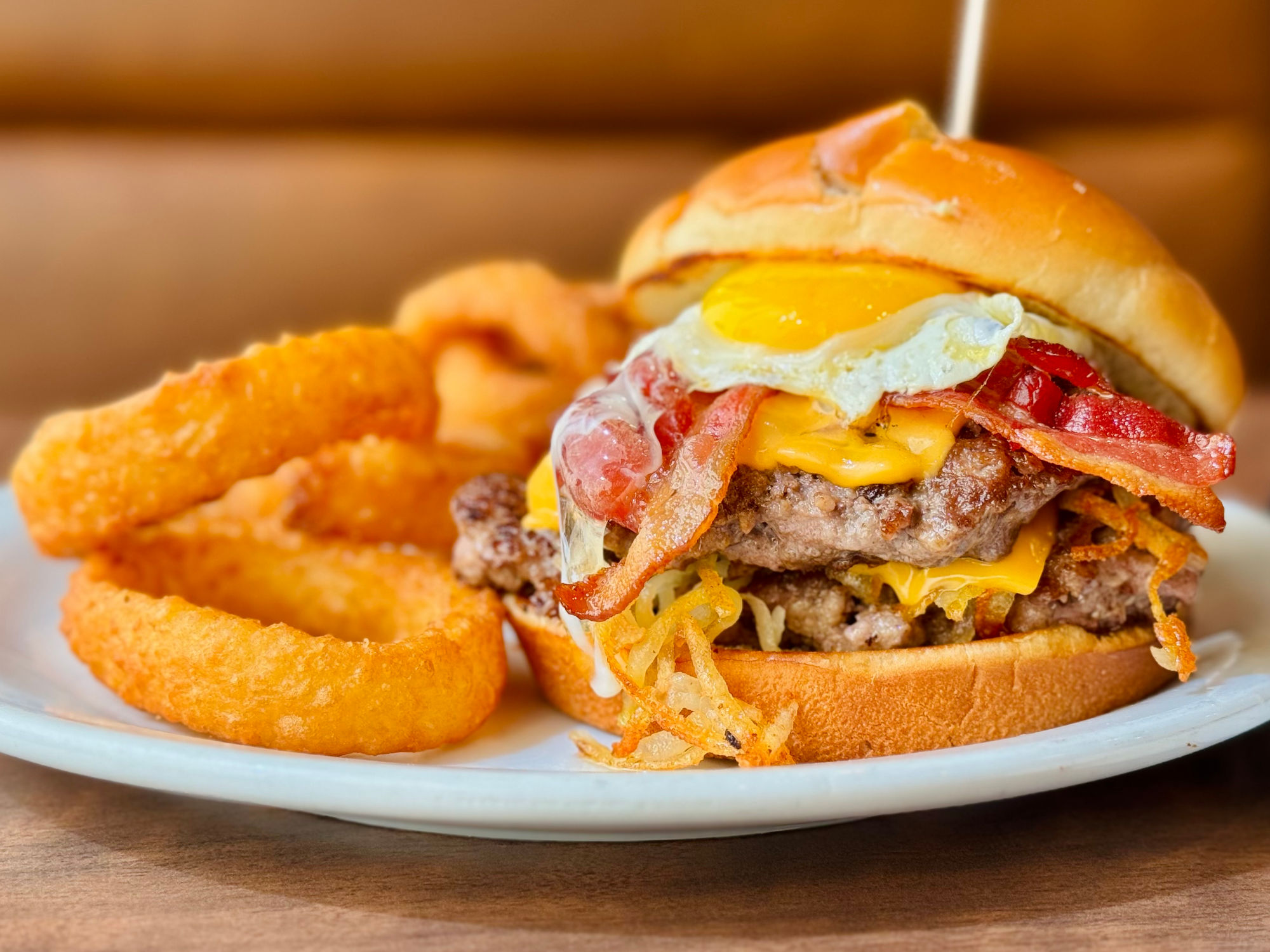 Double Slamburger Denny's Double Slamburger