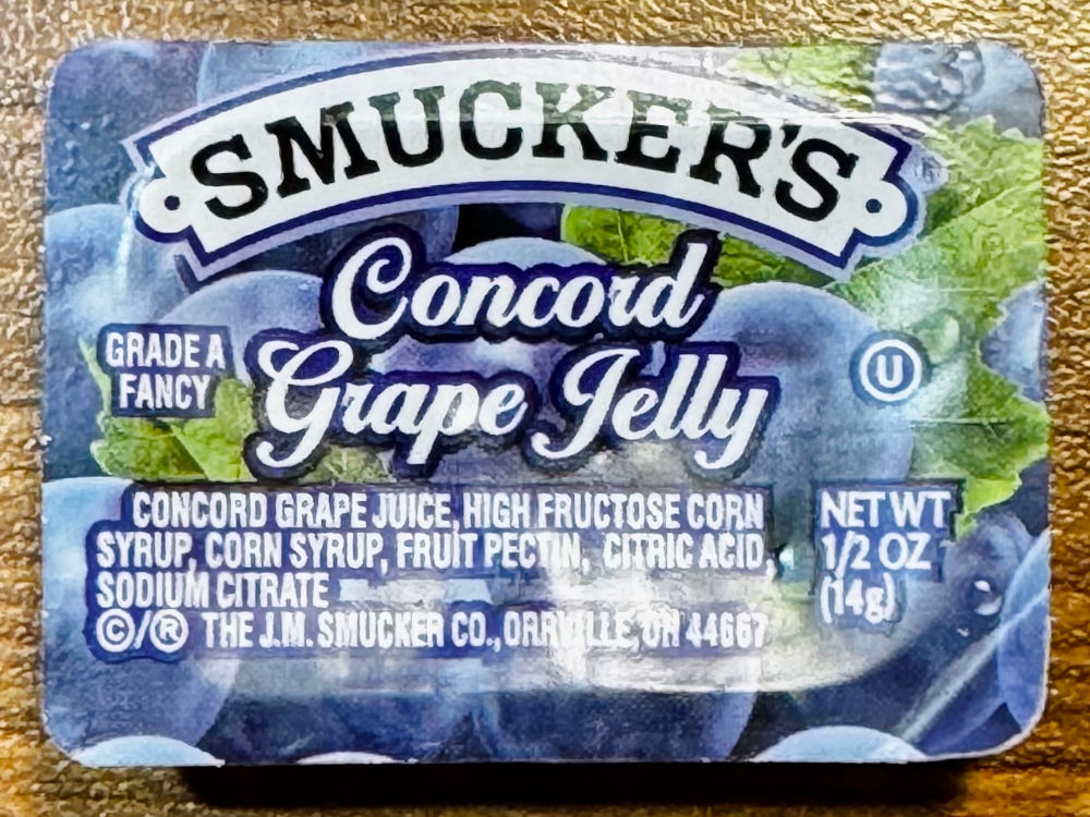 Smucker's Concord Grape Jelly Denny's Smucker's Concord Grape Jelly