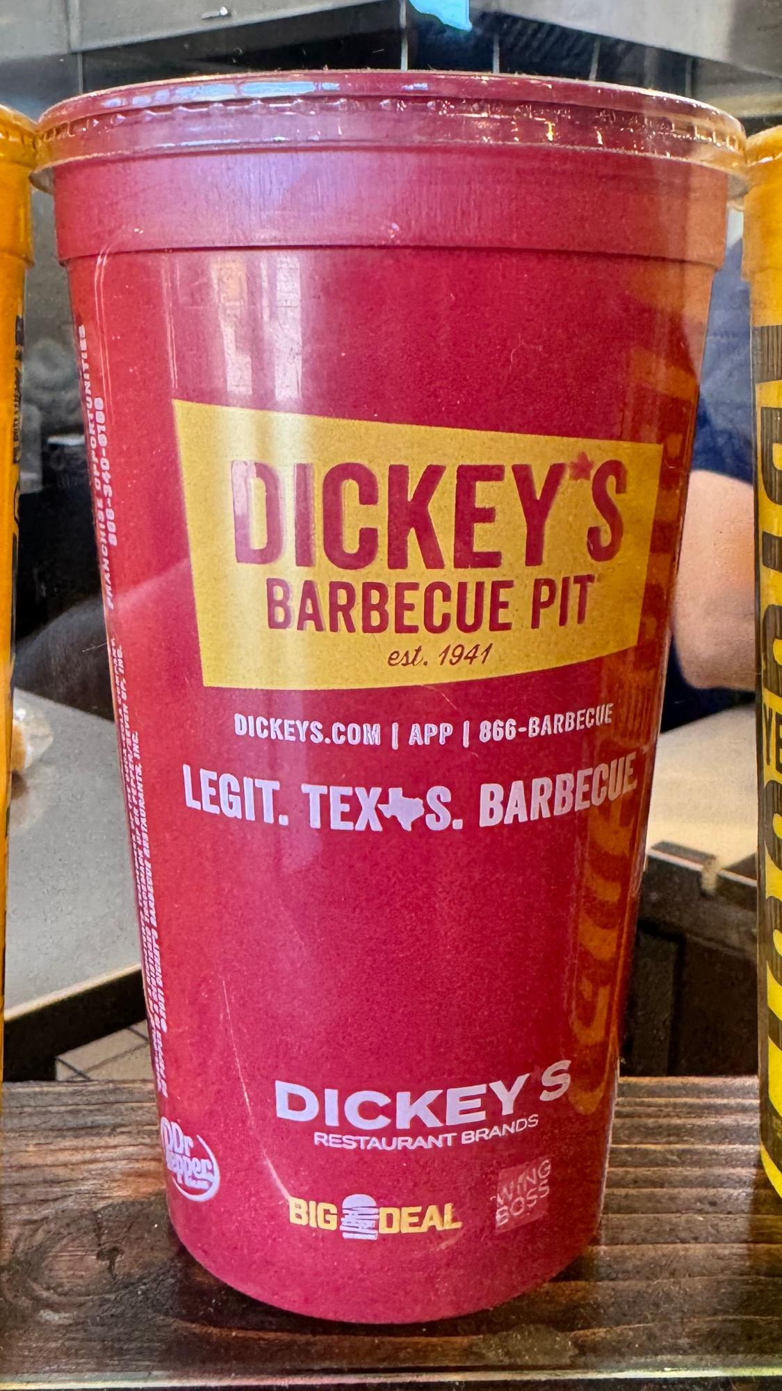 Big Red Cup Dickey's Barbeque Big Red Cup