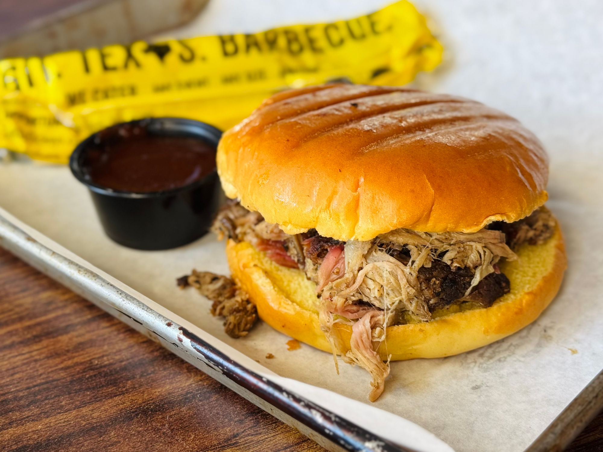 Southern Pulled Pork Sandwich Dickey's BBQ Pit Southern Pulled Pork Sandwich