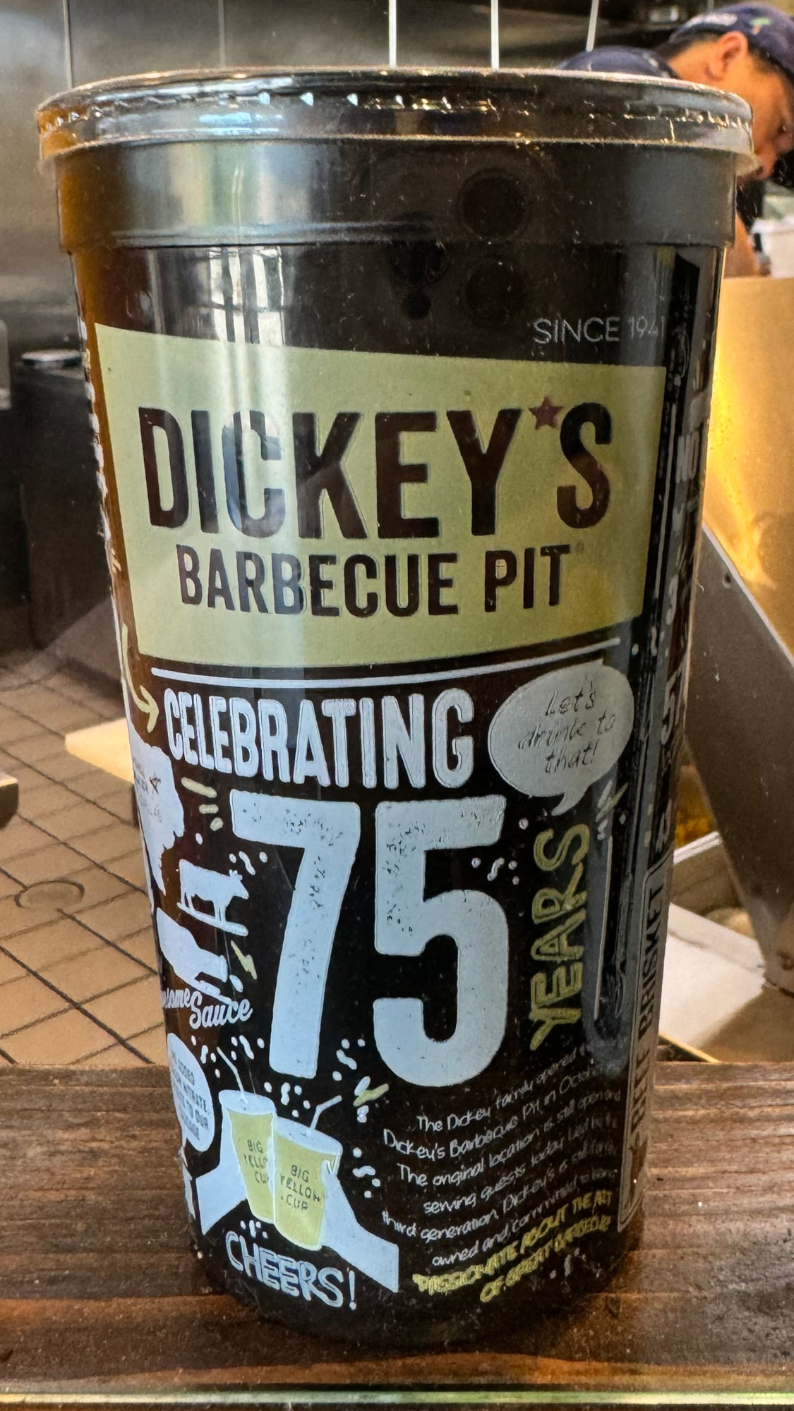 75 Year Cup Dickey's BBQ 75 Year Cup