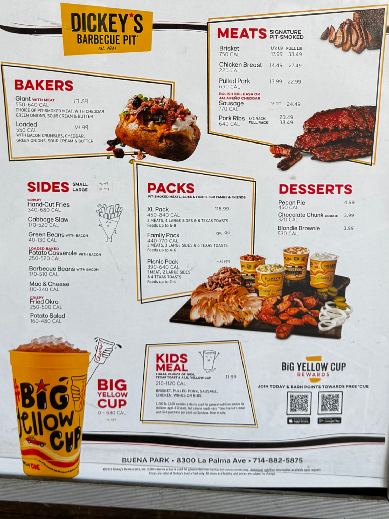 Dickey's BBQ Pit Menu Dickey's BBQ Pit Menu