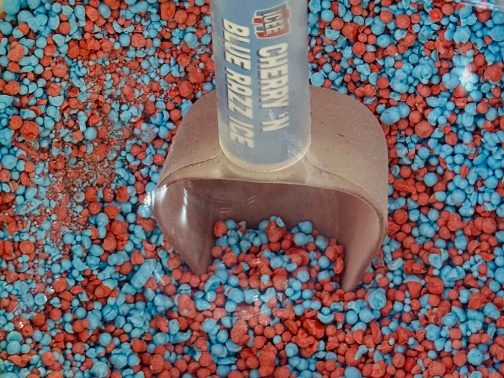 Dippin' Dots ICEE Cherry 'n Blue Raspberry Ice