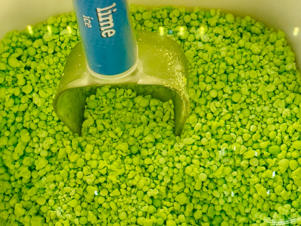 Dippin' Dots Lime Ice