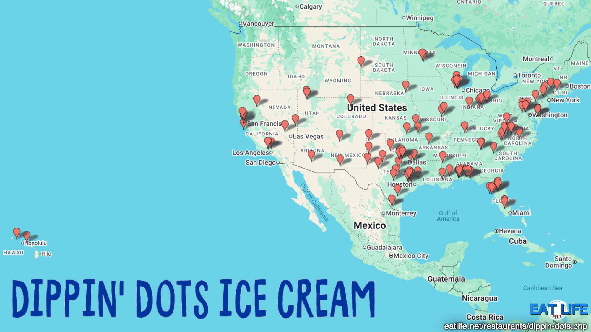 Dippin' Dots Locations