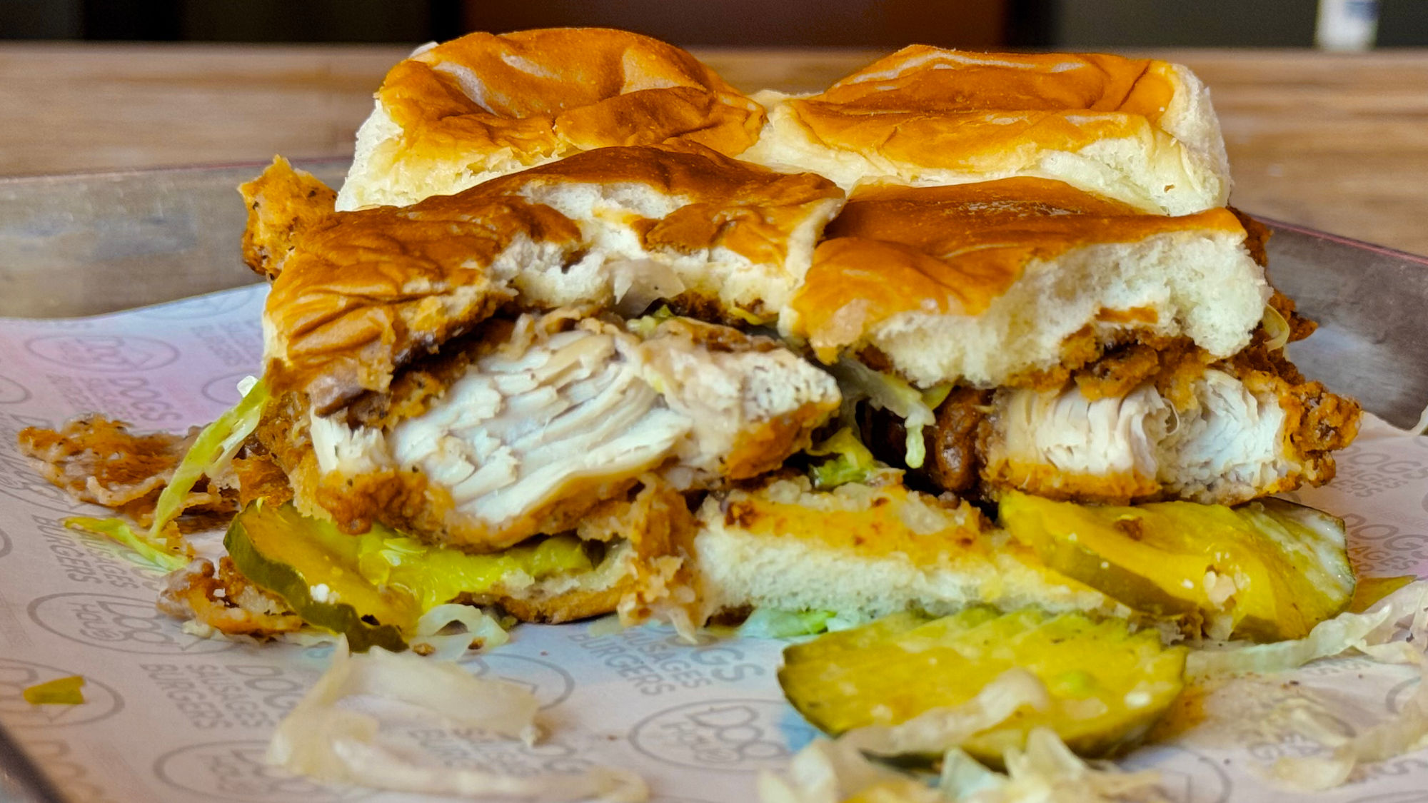 Bad Mutha Clucka Sandwich Dog Haus Bad Mutha Clucka Sandwich