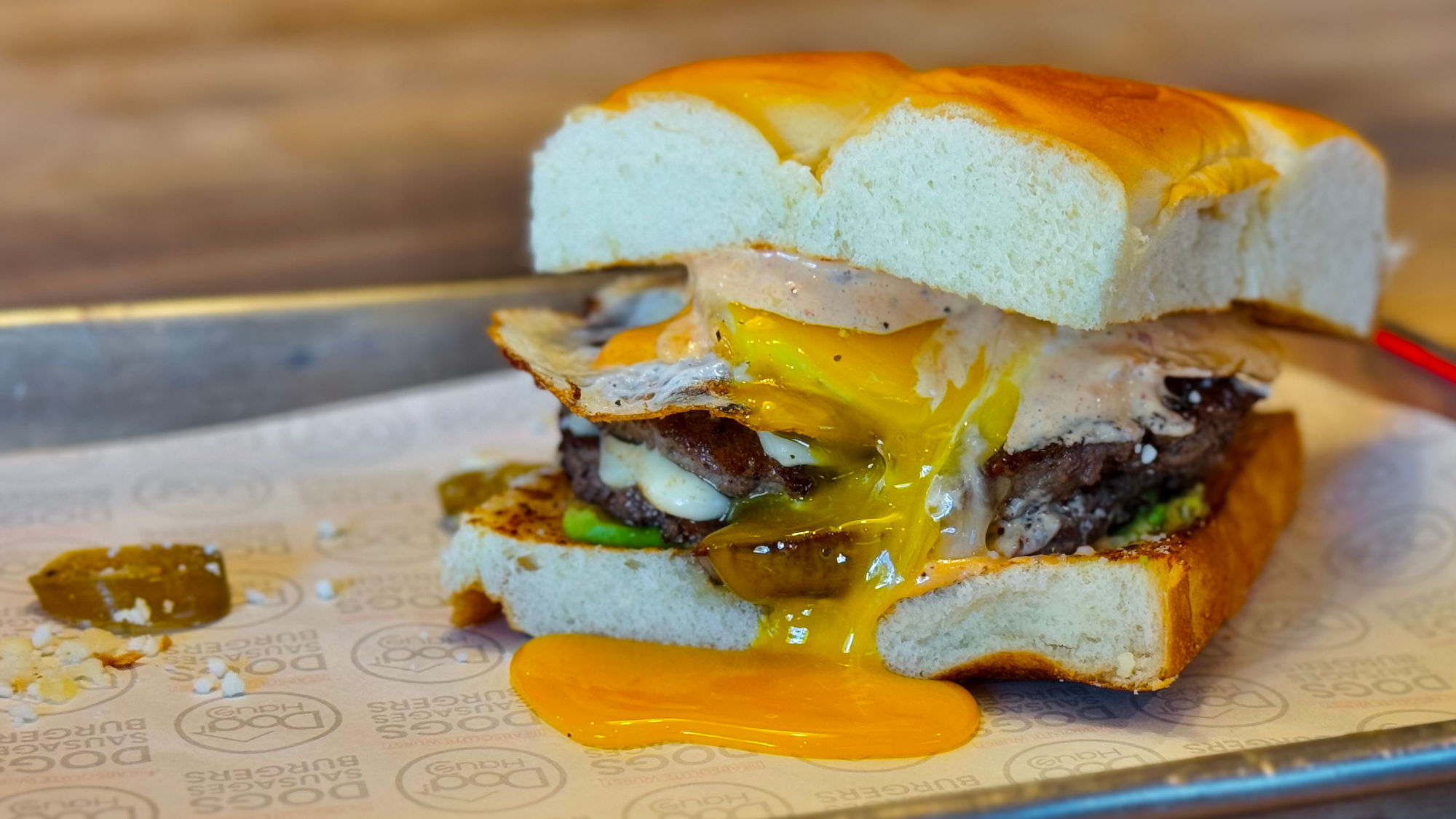 Double Little Mule Burger Dog Haus Double Little Mule Burger