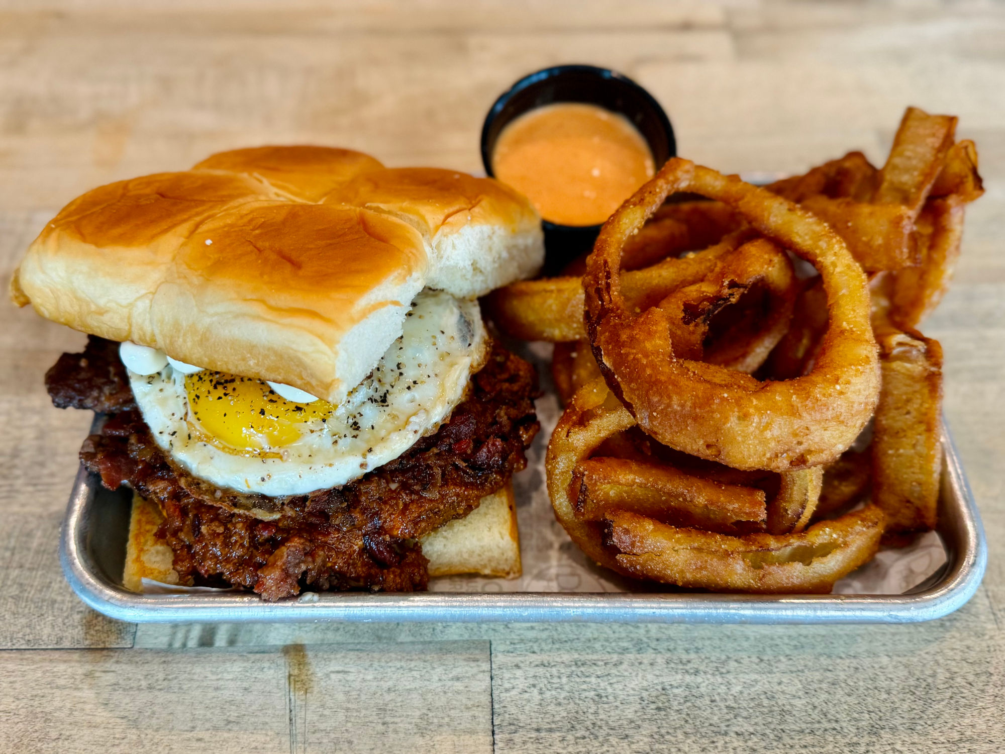Hangover Burger Dog Haus Hangover Burger