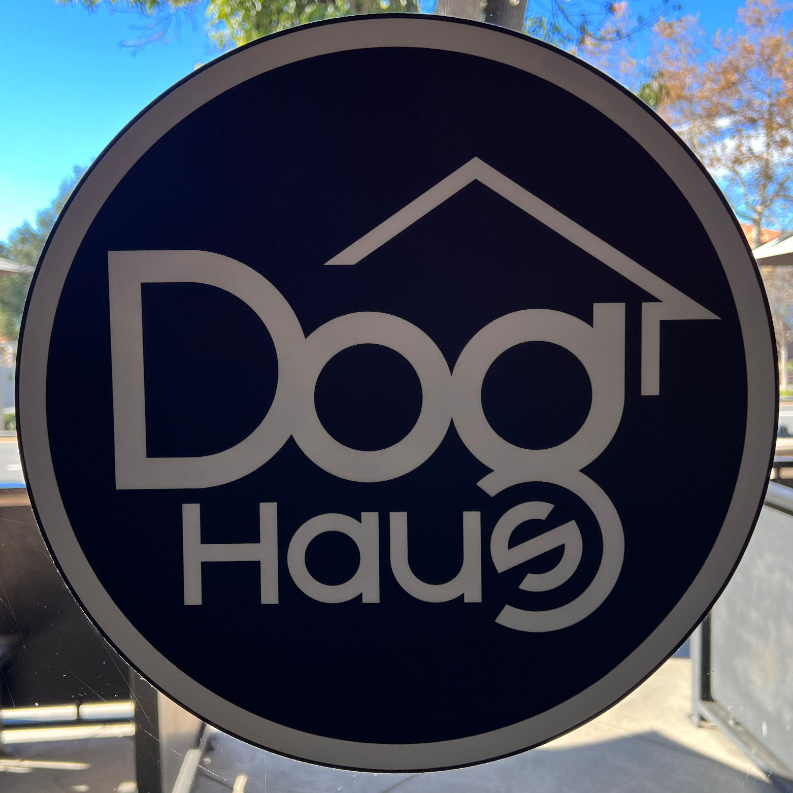 Logo on Door Dog Haus Logo on Door