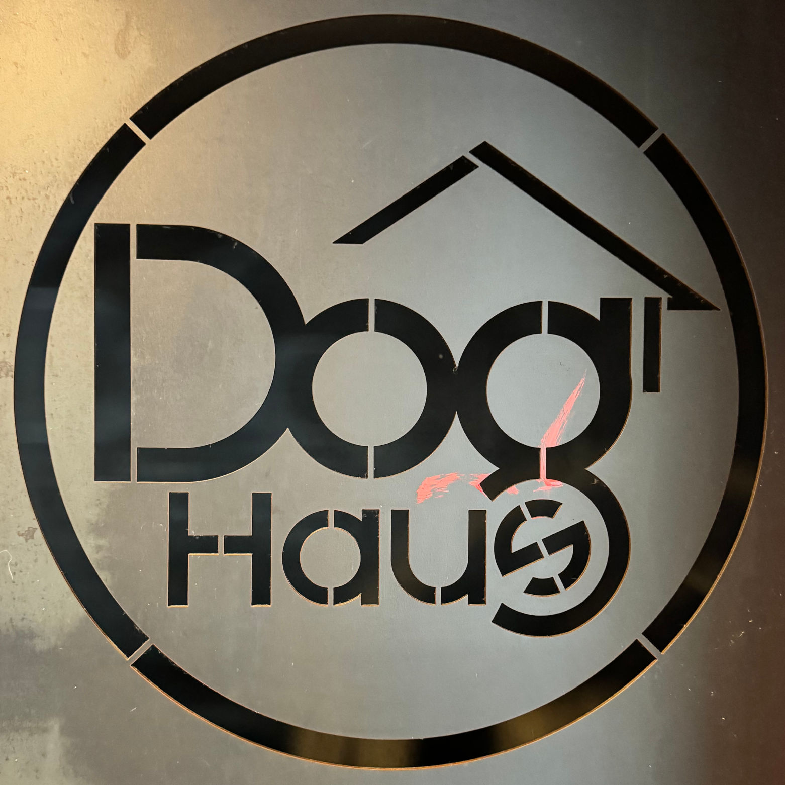 Metal Logo Dog Haus Metal Logo