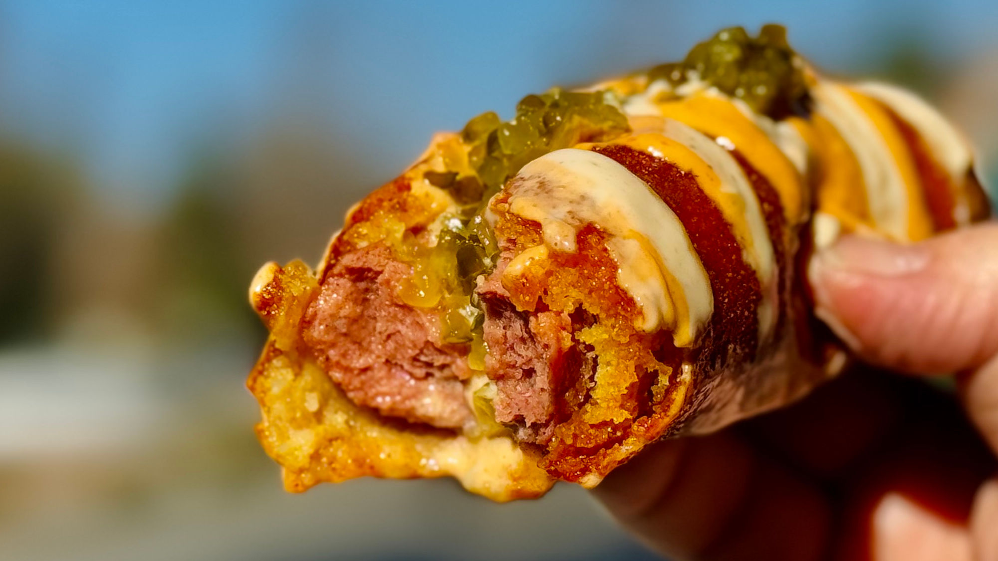 The Hot-N-Ranchy Corn Dog Dog Haus The Hot-N-Ranchy Corn Dog