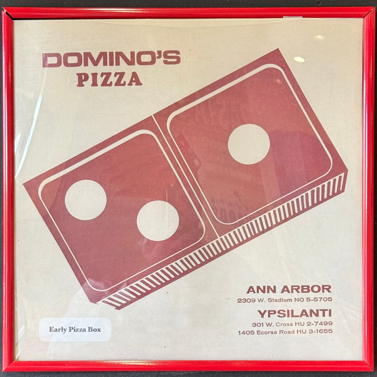 Domino's Early Pizza Box