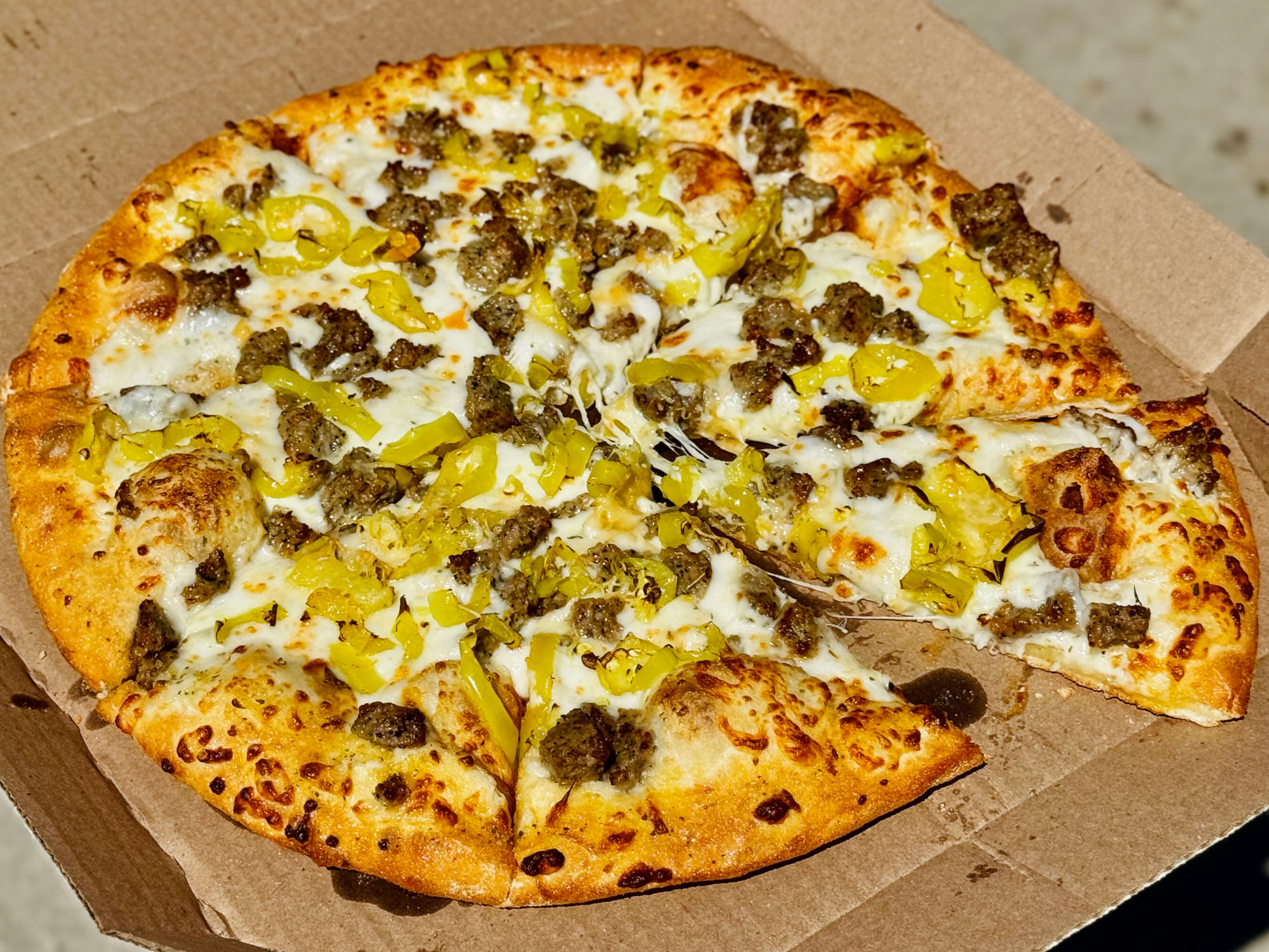 Domino's Pizza Spencer's Garlic Parm Bananza