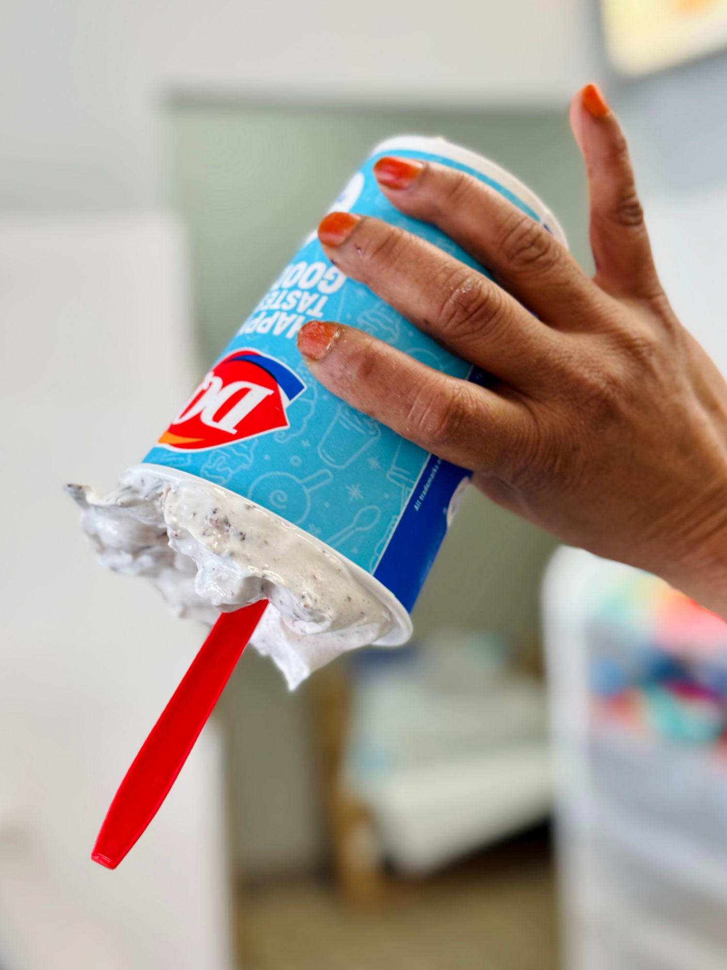 Chocolate Chip Cookie Dough Blizzard DQ Chocolate Chip Cookie Dough Blizzard