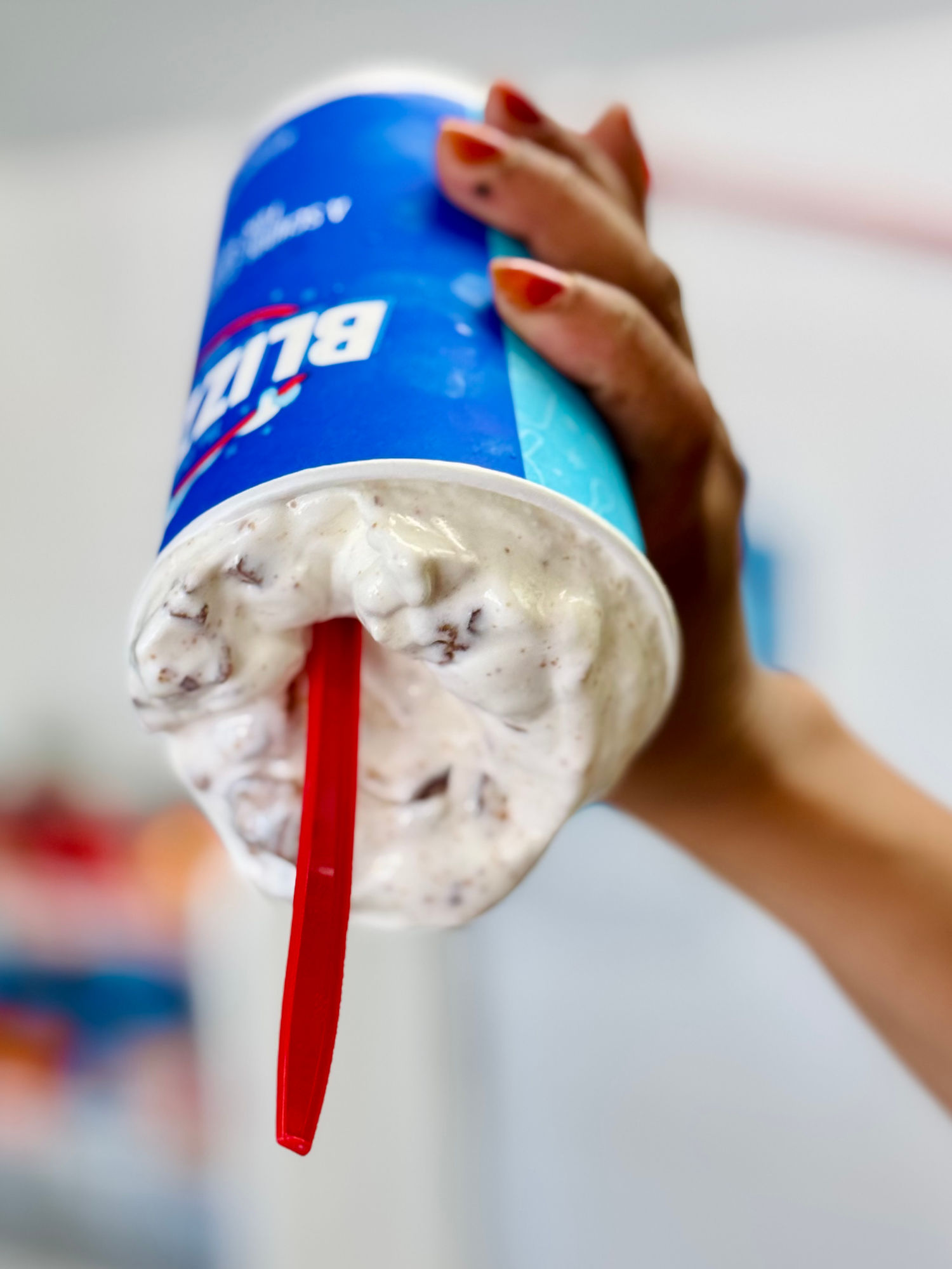 Reese's Peanut Butter Cup Blizzard DQ Reese's Peanut Butter Cup Blizzard