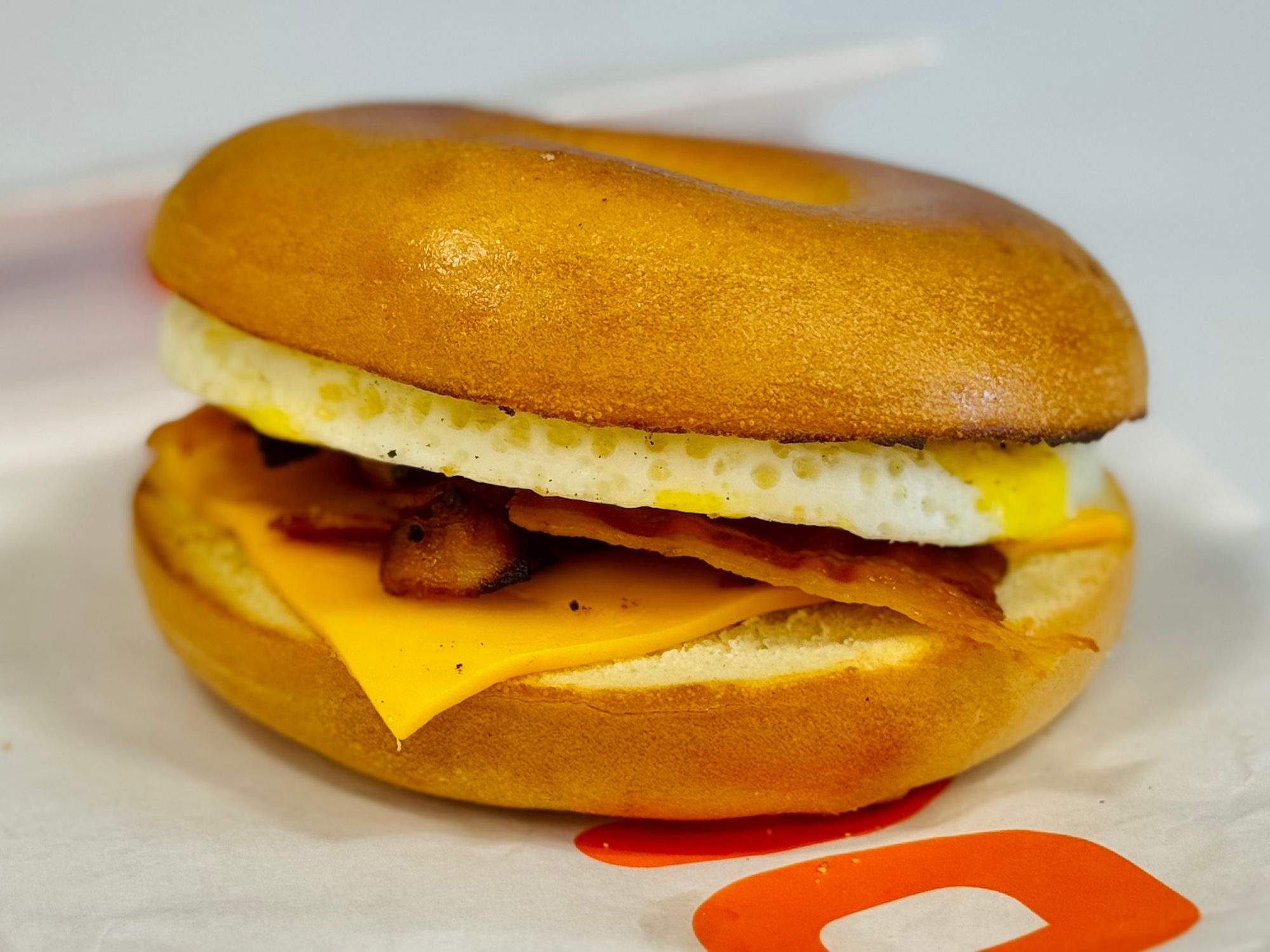 Dunkin' Bacon Egg and Cheese Bagel