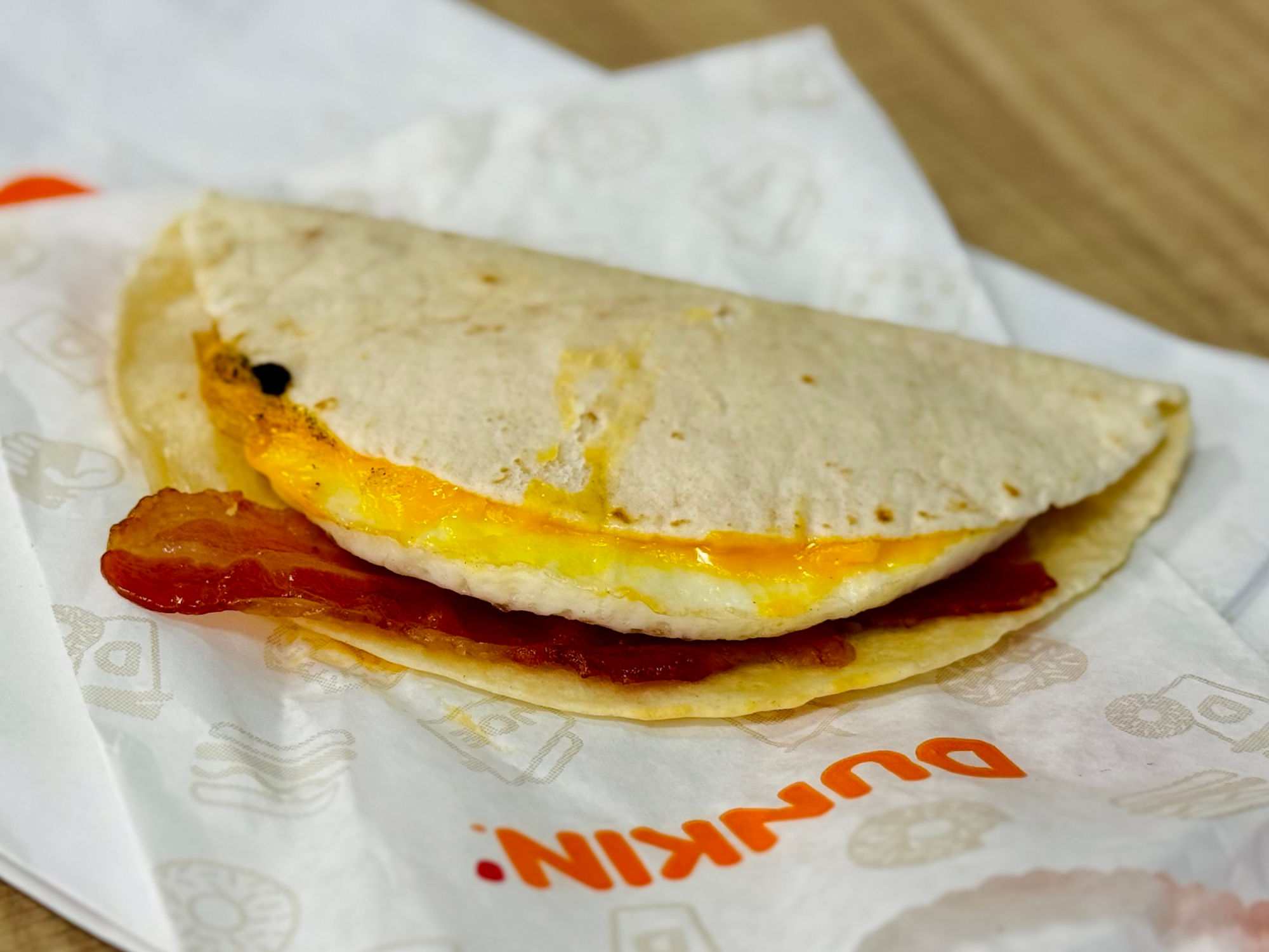 Dunkin' Bacon Egg & Cheese Wake-Up Wrap