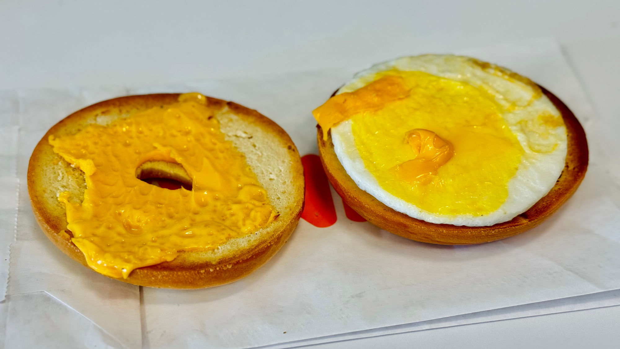 Dunkin' Bagel with Egg and Cheese