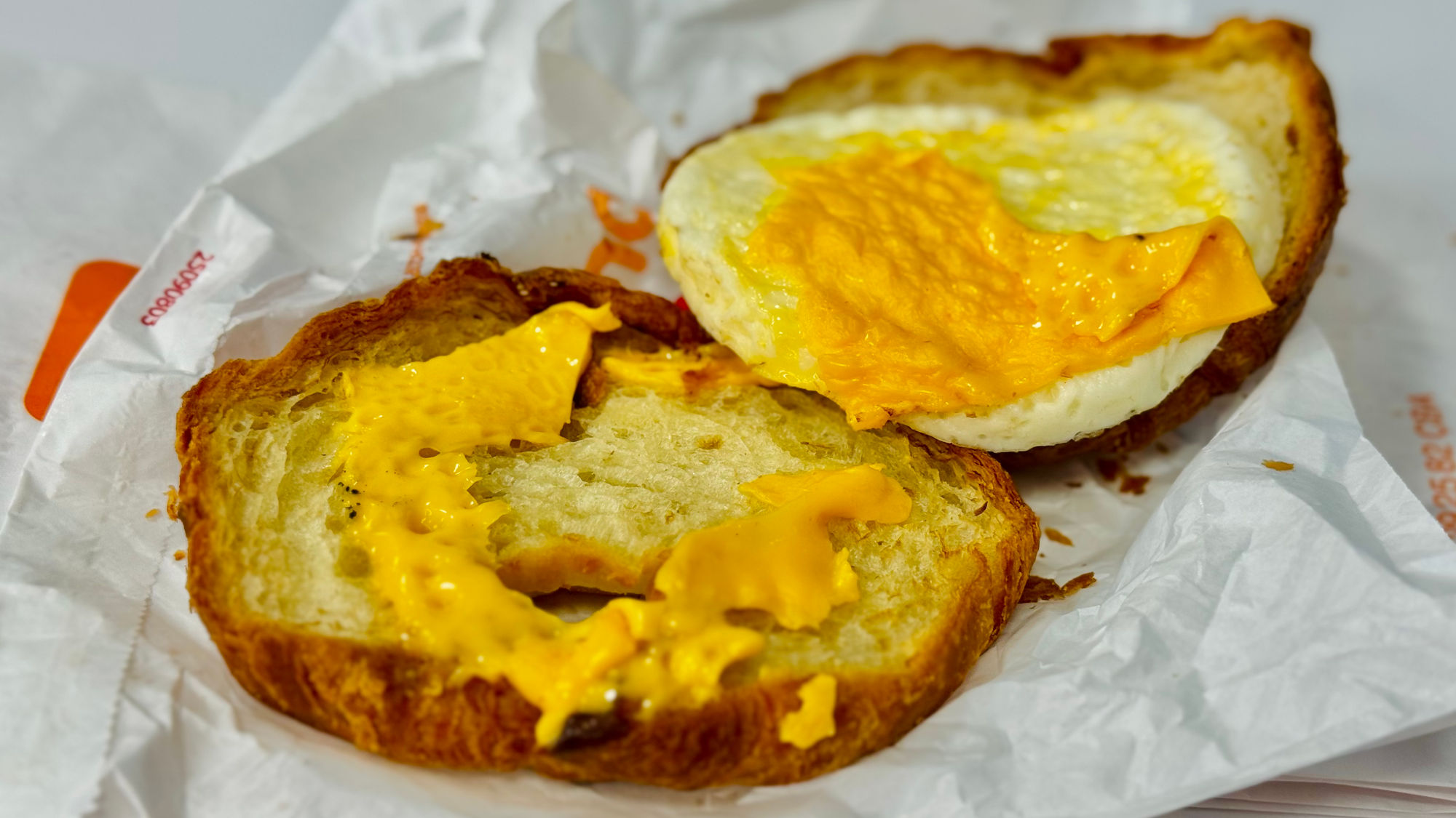 Dunkin Croissant with Egg and Cheese