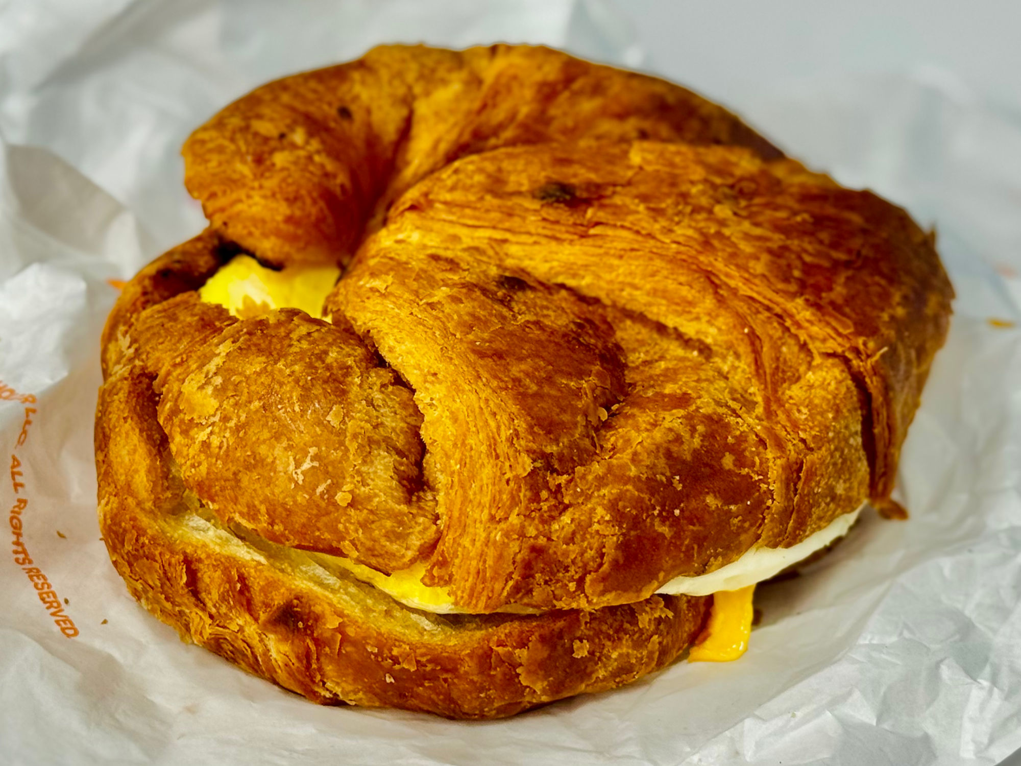 Dunkin' Egg and Cheese Croissant