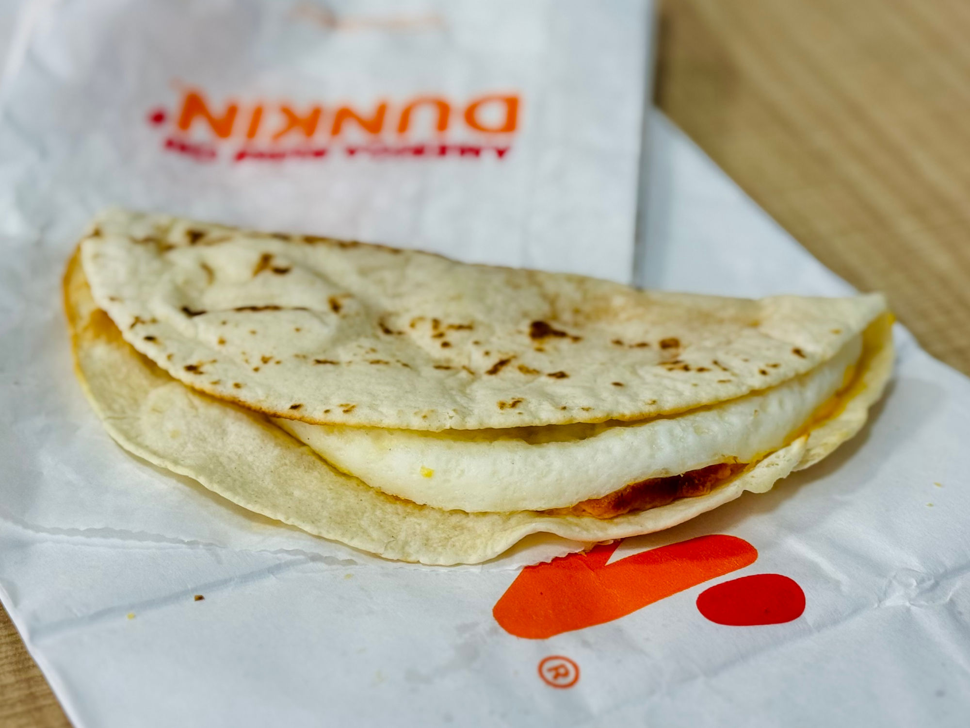 Dunkin' Egg & Cheese Wake-Up Wrap