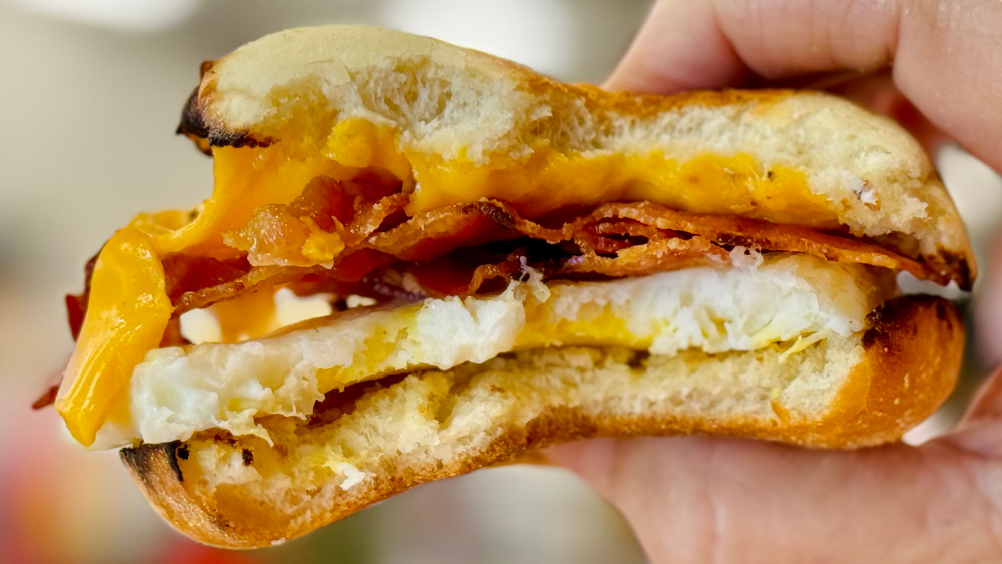 Dunkin' English Muffin with Bacon Egg and Cheese