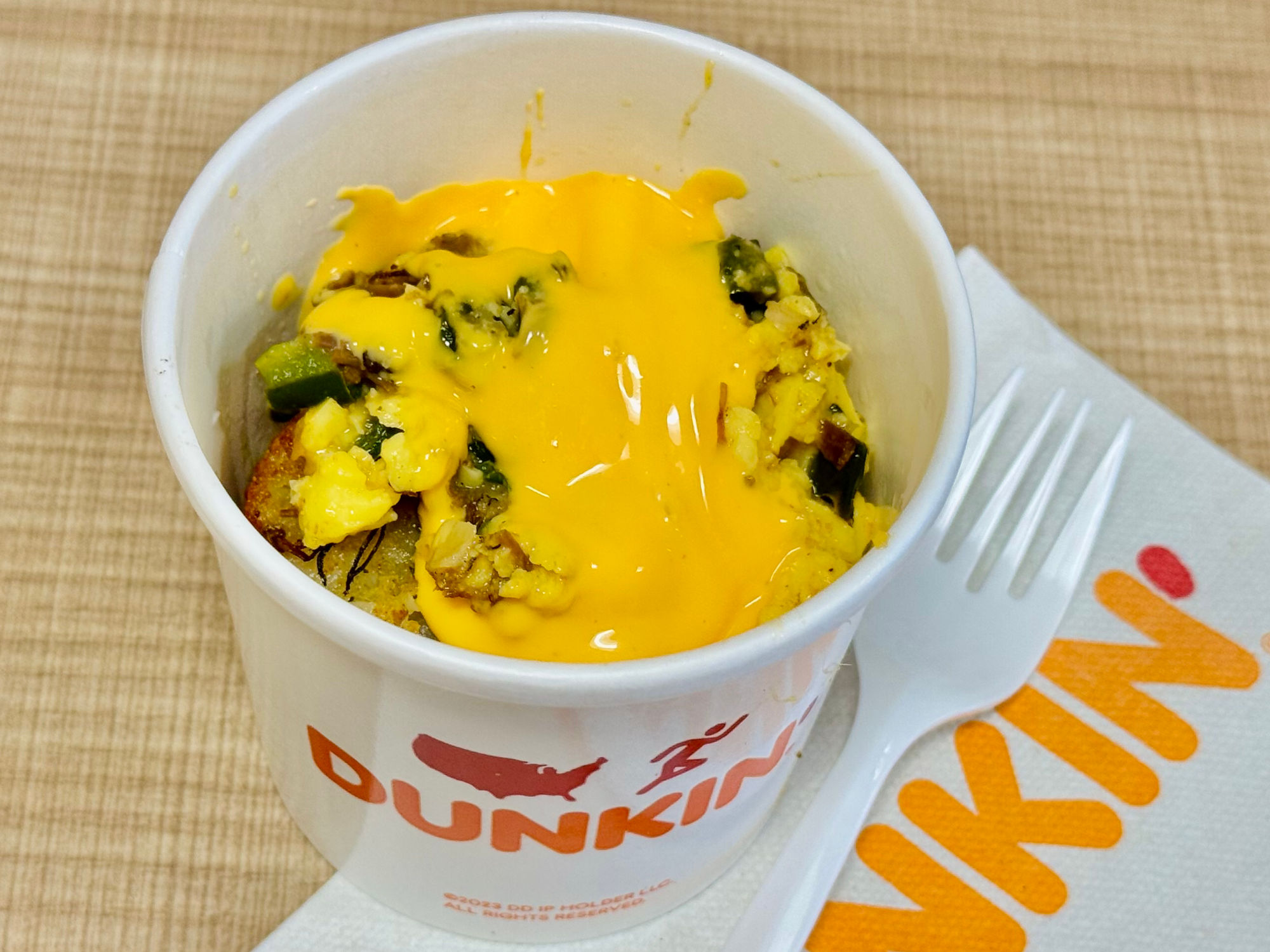 Dunkin' Hash Brown Brisket Scramble