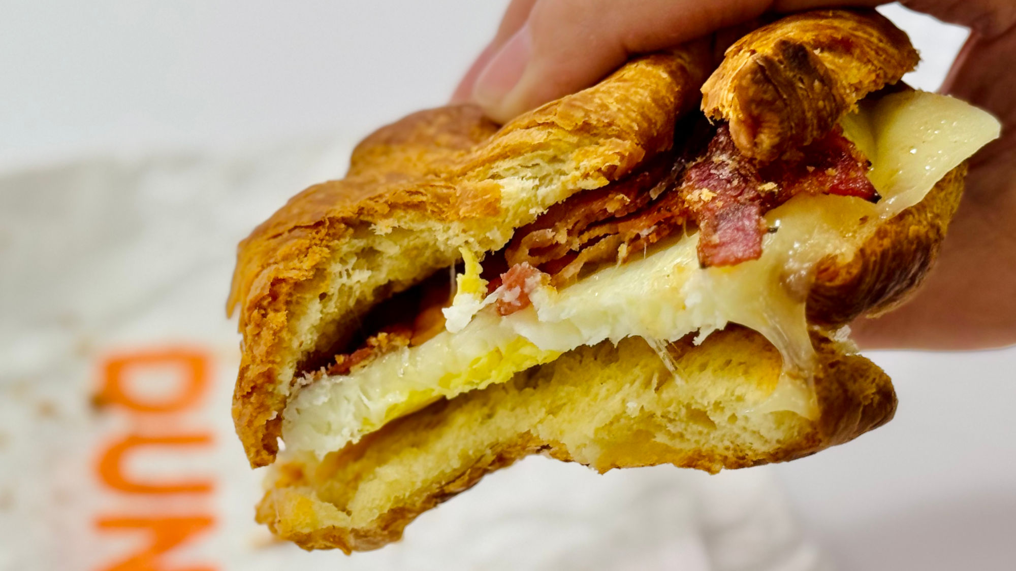 Dunkin' Maple Sugar Bacon Breakfast Sandwich