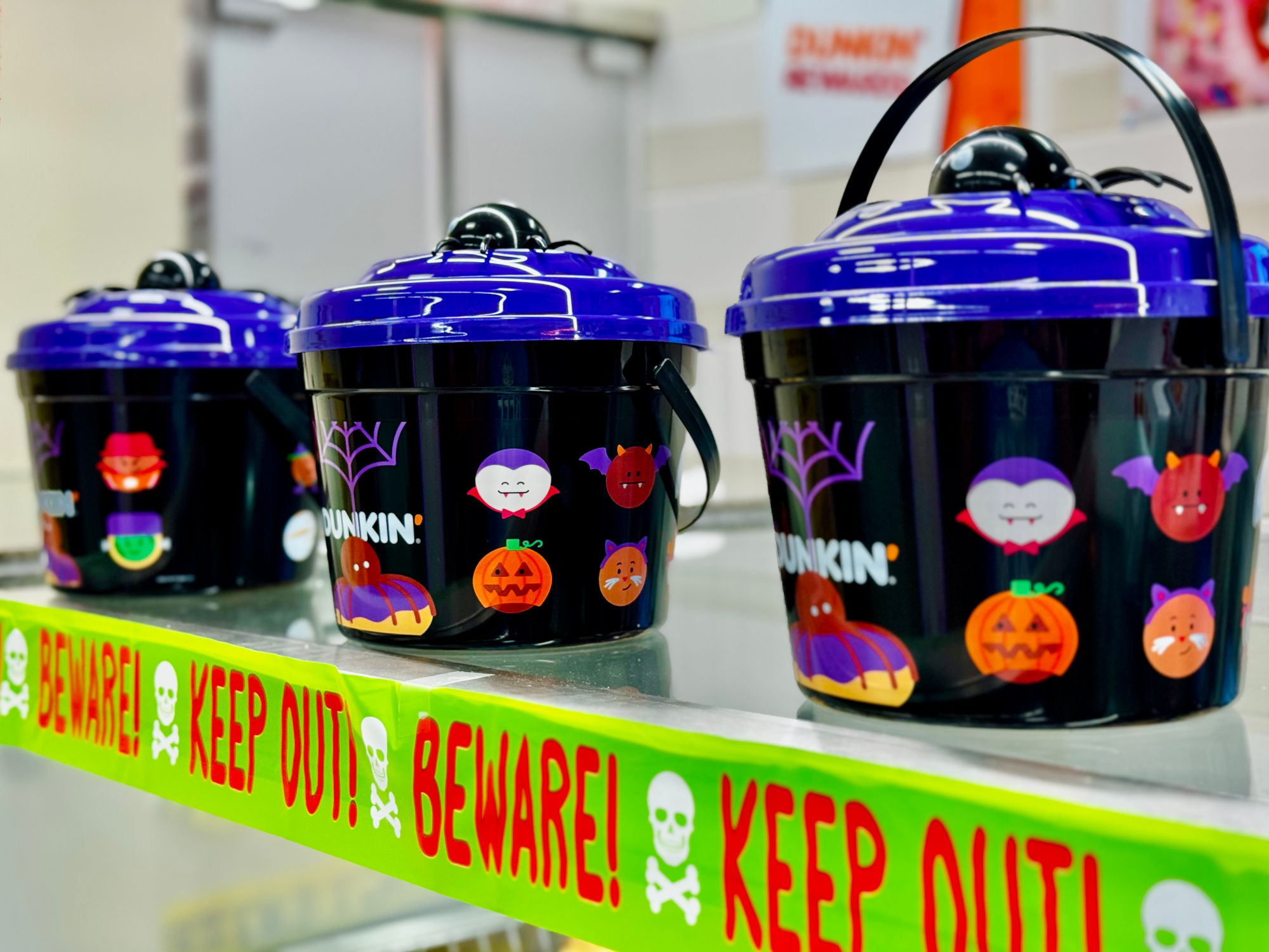 Dunkin Munchkin Halloween Buckets