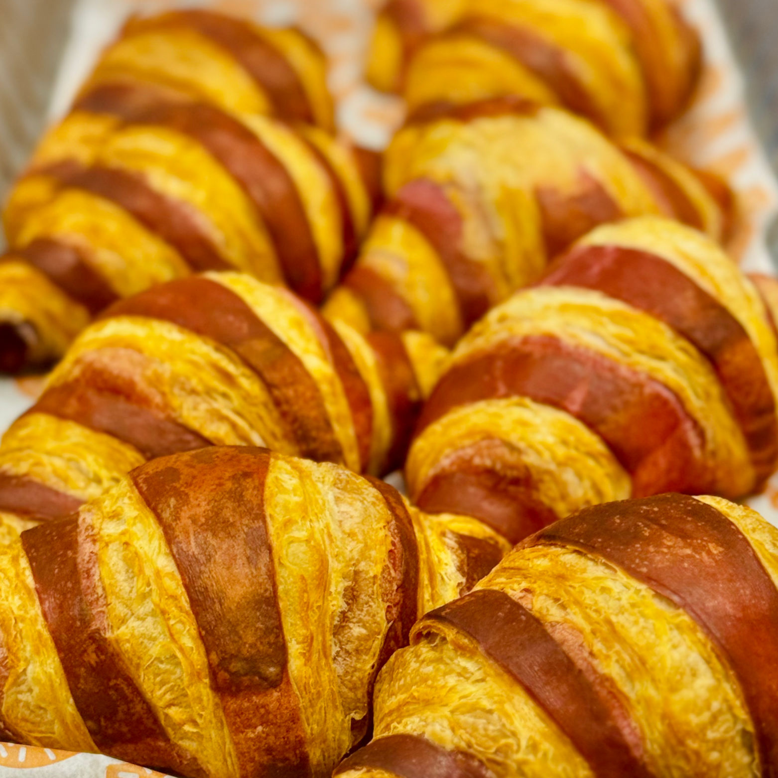Dunkin' Raspberry Striped Croissant