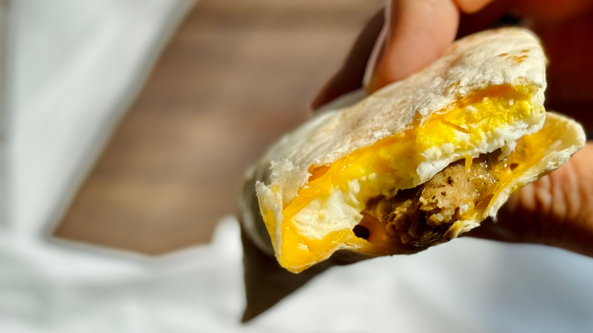 Dunkin' Sausage Egg & Cheese Wake-Up Wrap