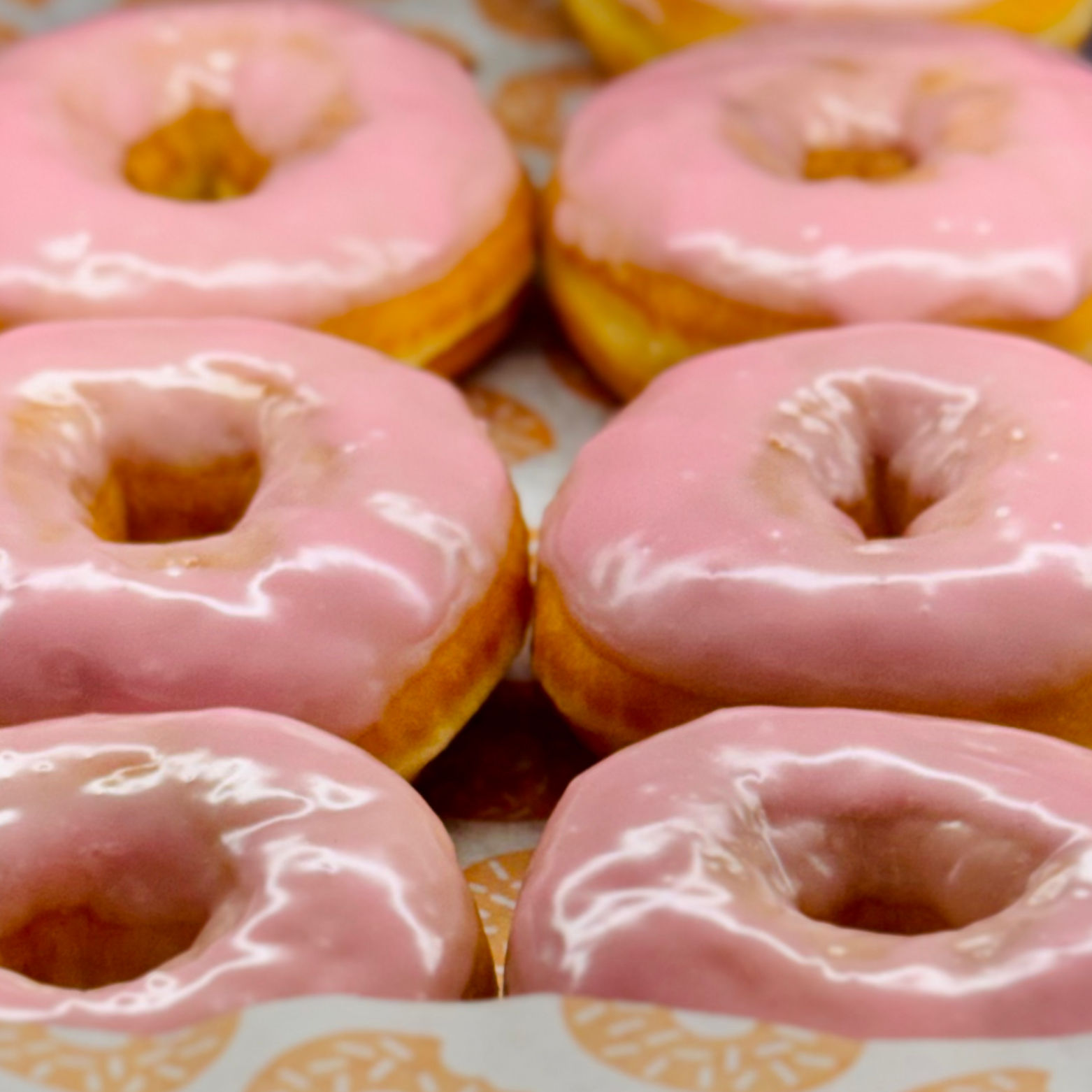 Dunkin' Strawberry Frosted Donut