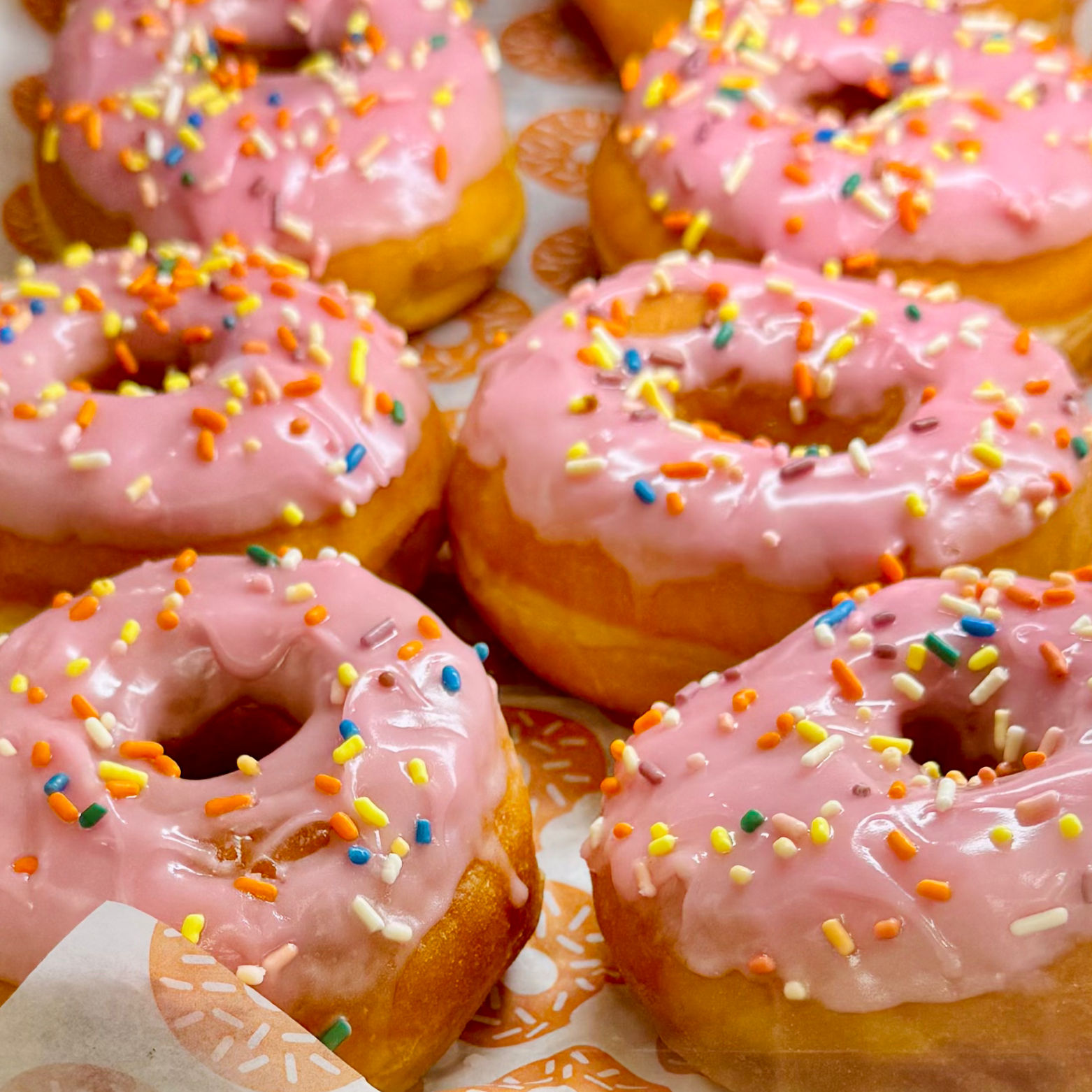 Dunkin' Strawberry Frosted with Sprinkles Donut
