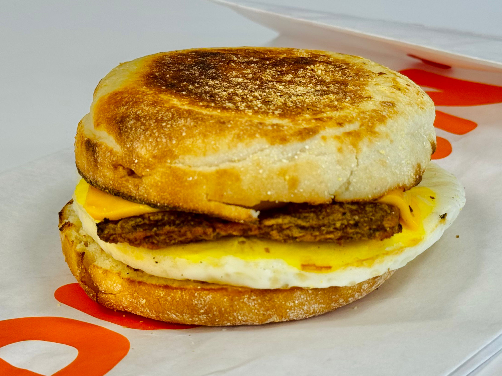 Dunkin' Turkey Sausage Egg & Cheese English Muffin