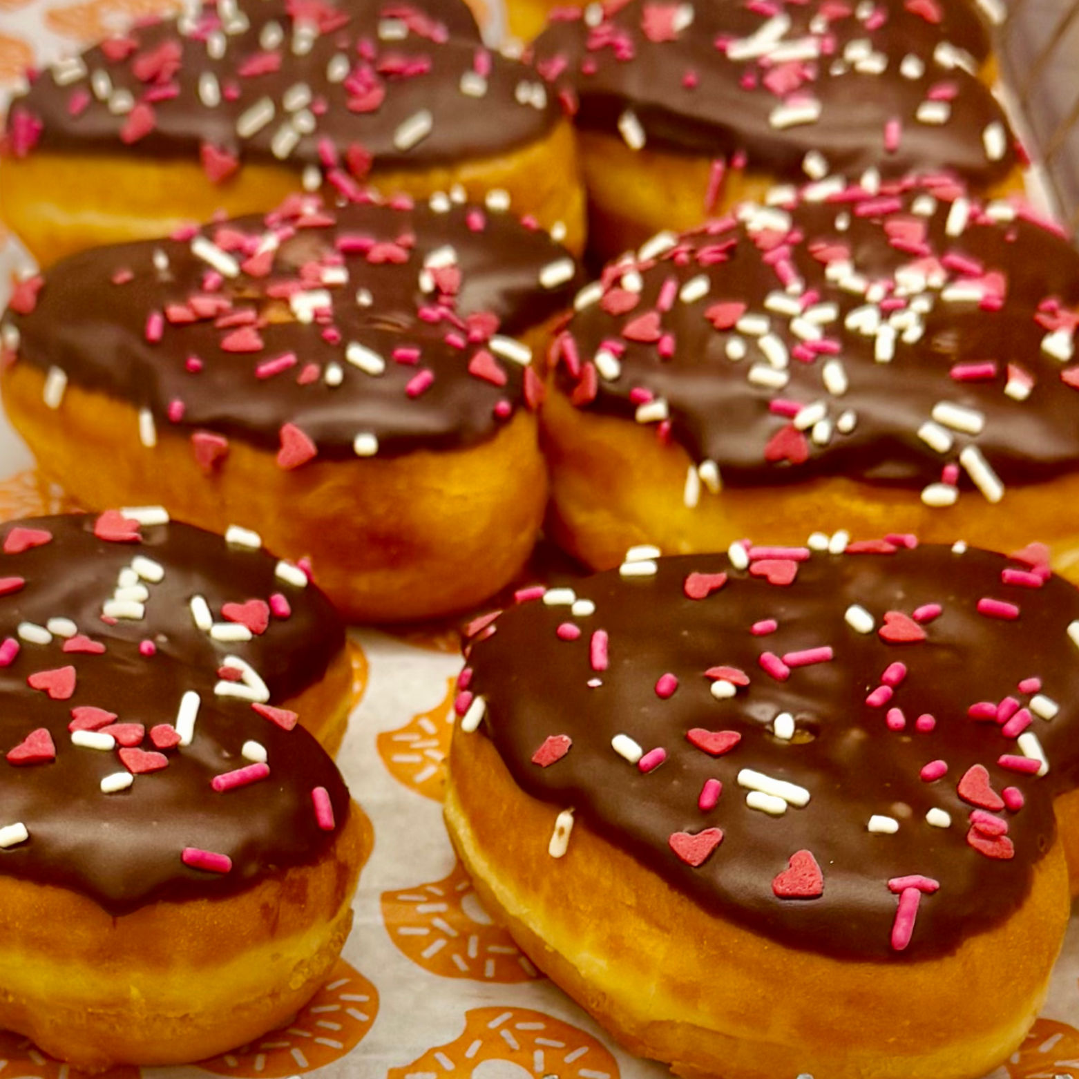 Dunkin' Valentines Brownie Batter Donut