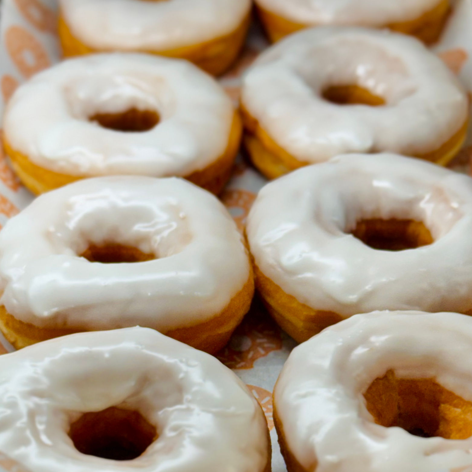 Dunkin' Vanilla Frosted Donut