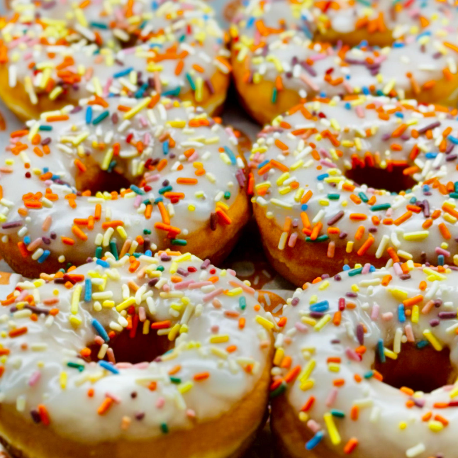 Dunkin' Vanilla Frosted with Sprinkles Donut