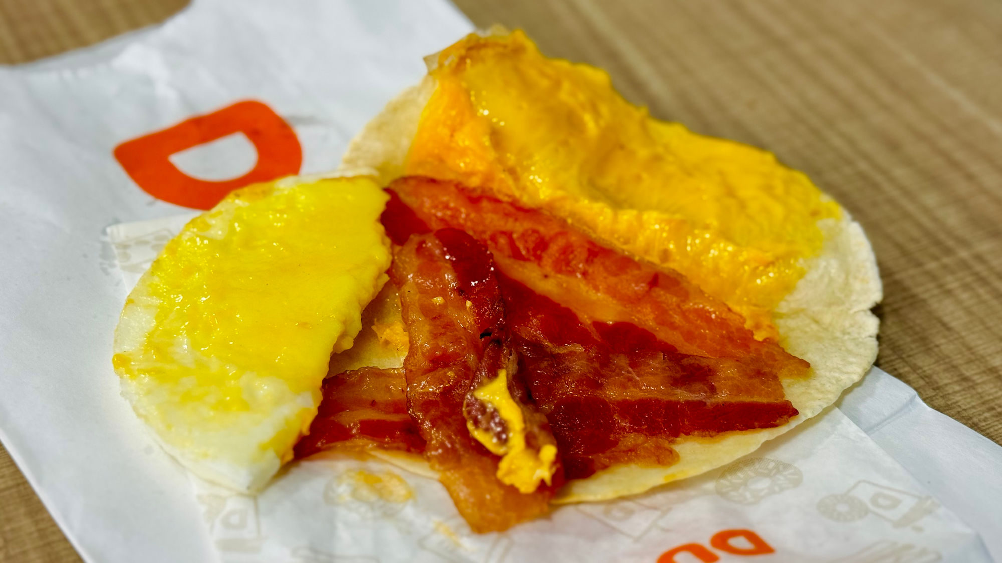 Dunkin' Wake-Up Wrap with Bacon Egg & Cheese