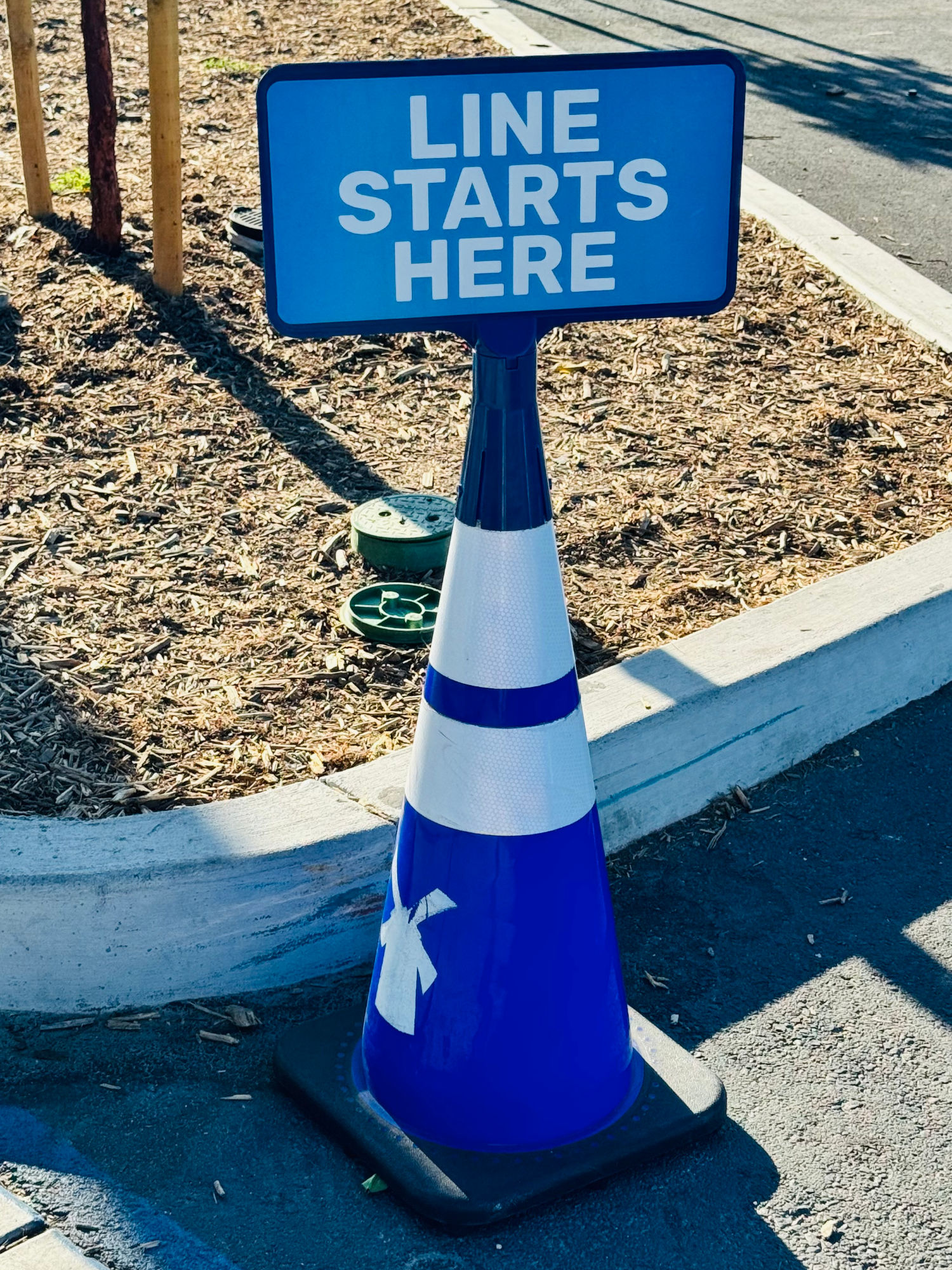 Dutch Bros Coffee Line Starts Here