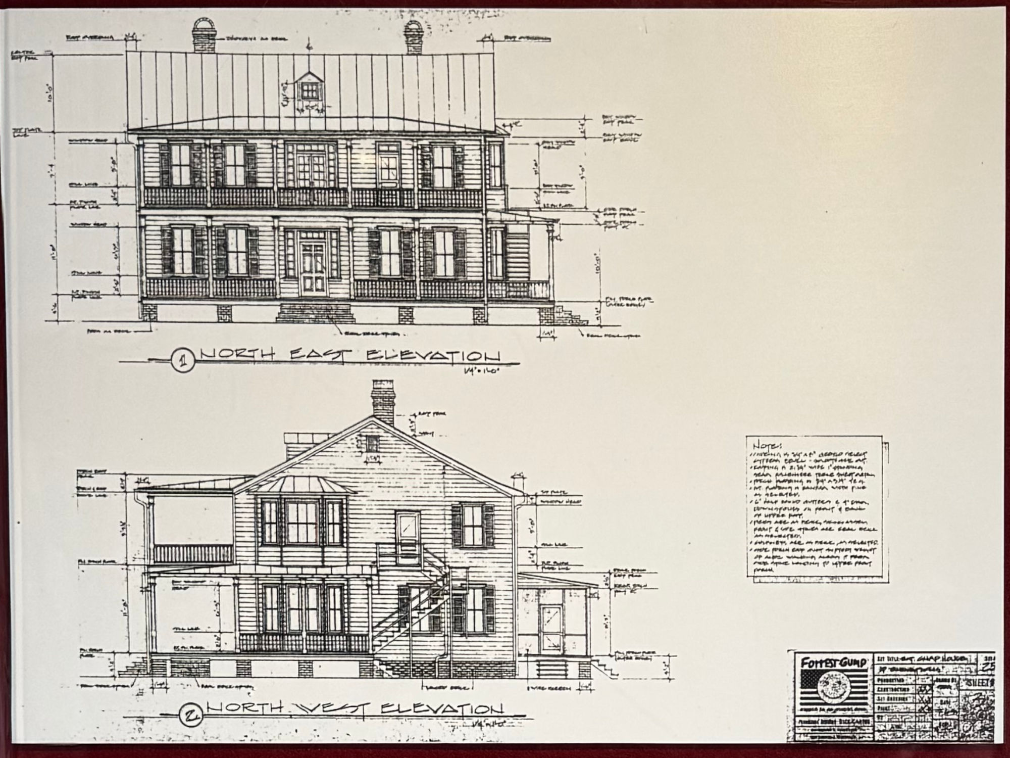 Forrest Gump Blueprints Gump House