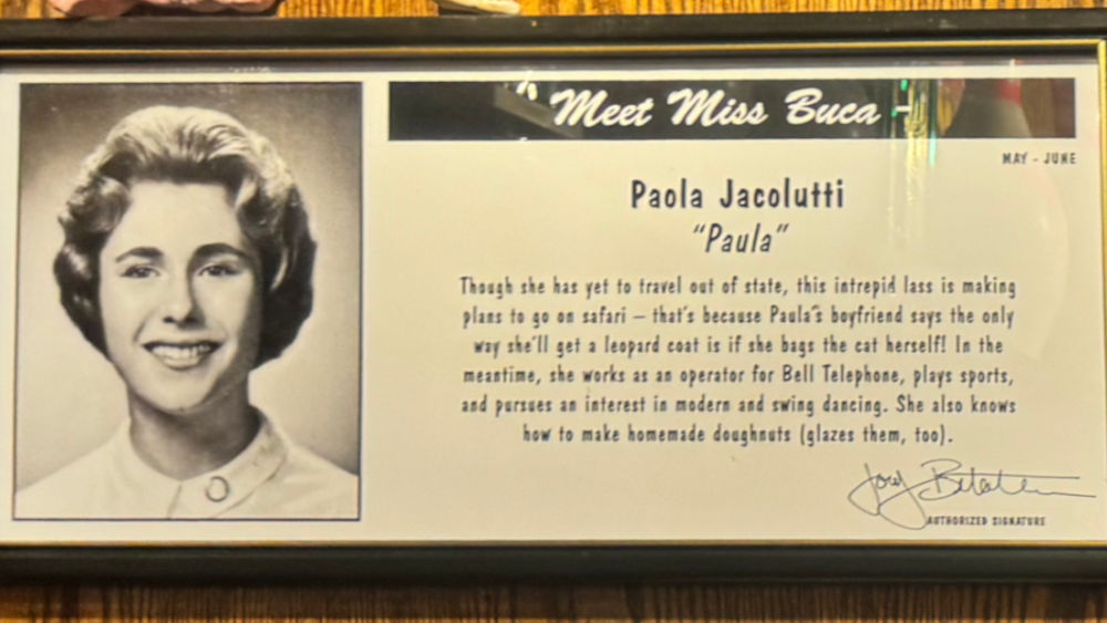 Meet Miss Buca Paola Jacolutti