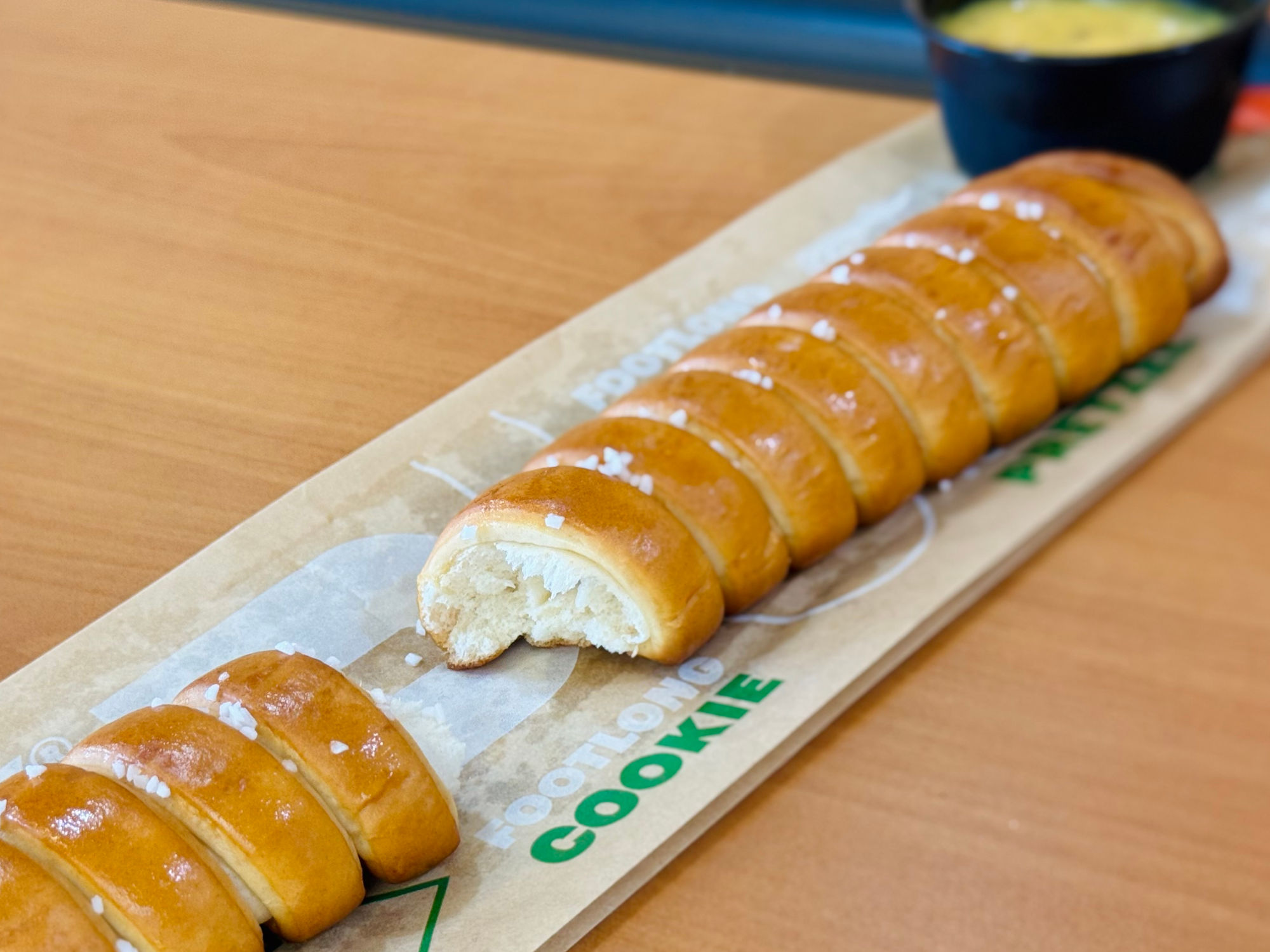 Subway's Auntie Anne Footlong Pretzel Subway's Auntie Anne Footlong Pretzel