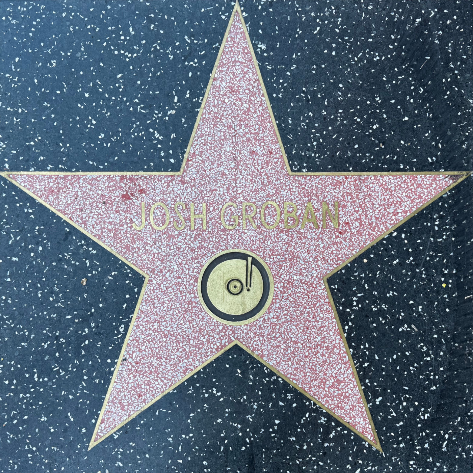 Josh Groban's Recording Star