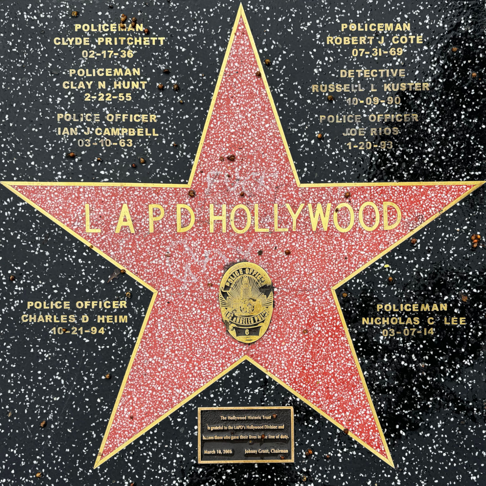 L.A.P.D. Hollywood's Star L.A.P.D. Hollywood's Star