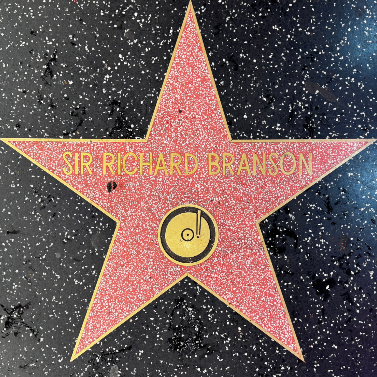 Sir Richard Branson's Recording Star Sir Richard Branson's Recording Star