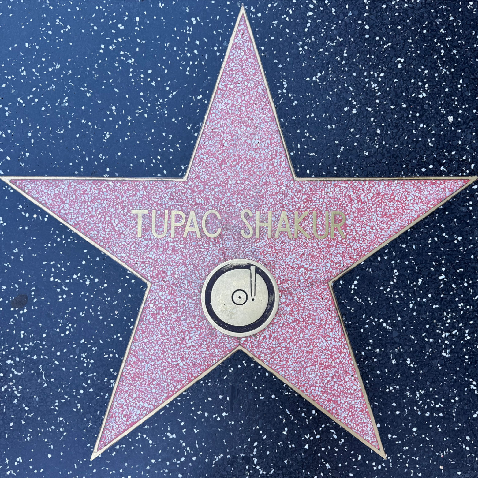 Tupac Shakur's Recording Star
