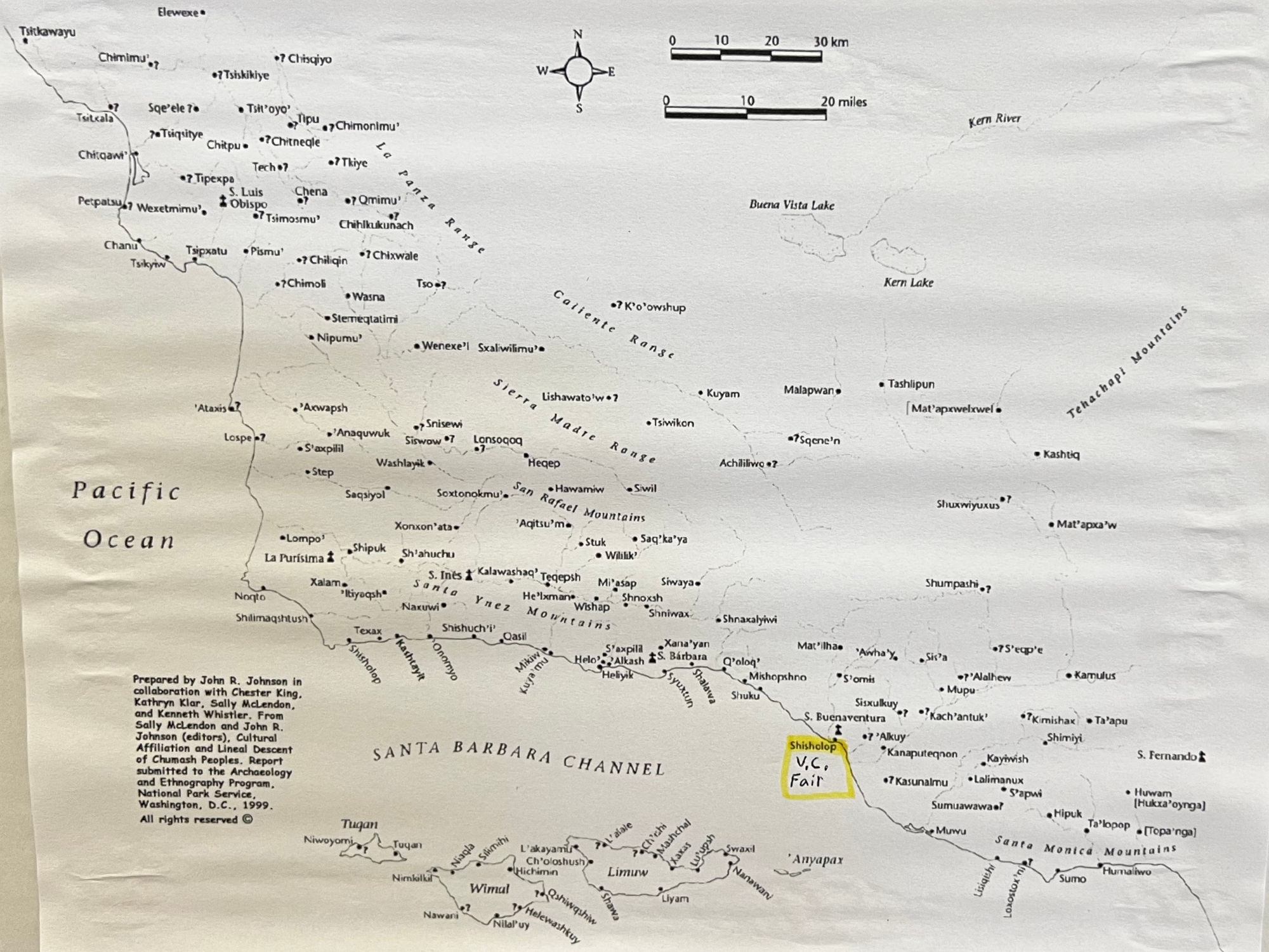 Chumash Territory Chumash Indian Museum Territory