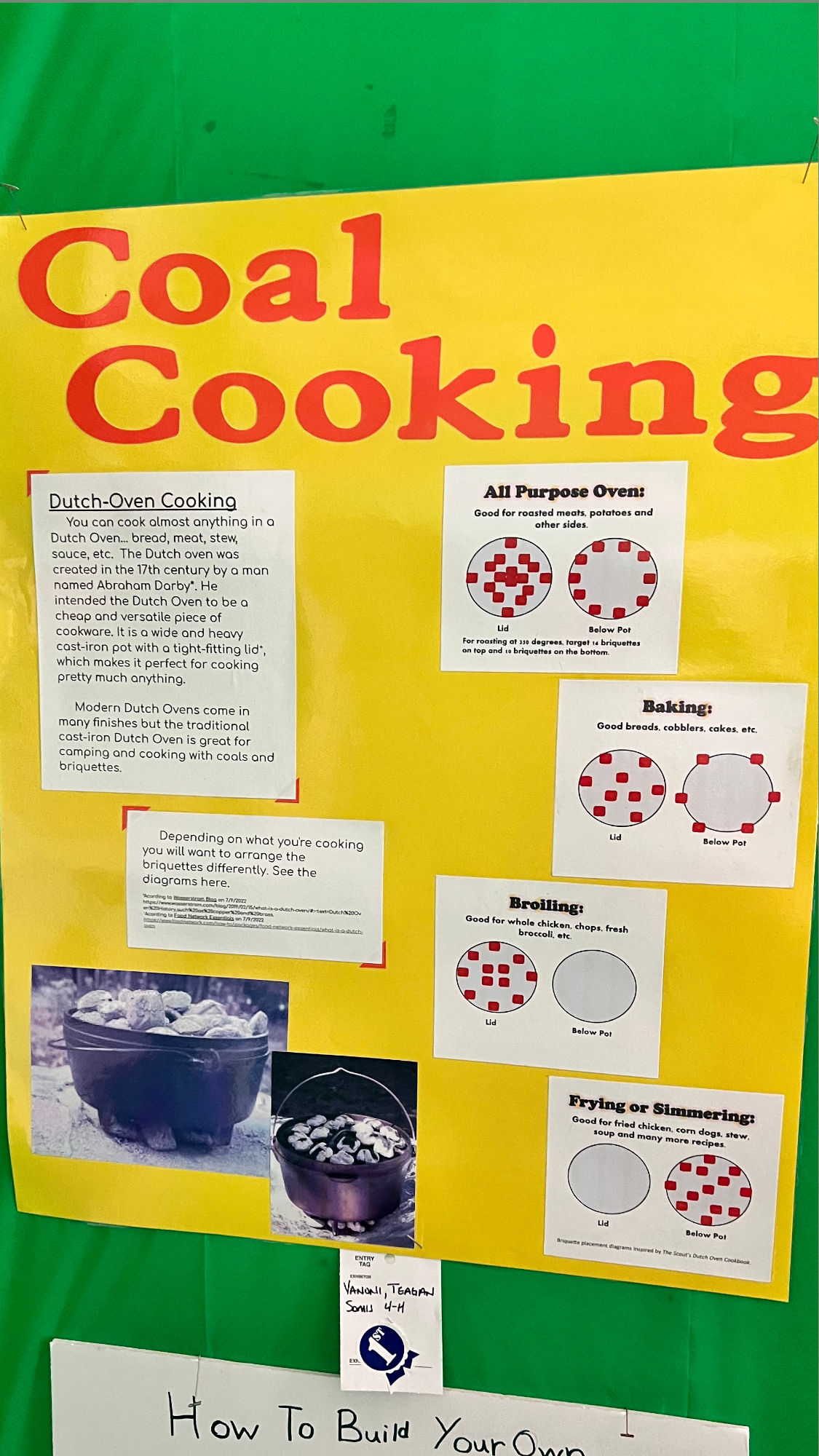 Coal Cooking Youth Expo Coal Cooking