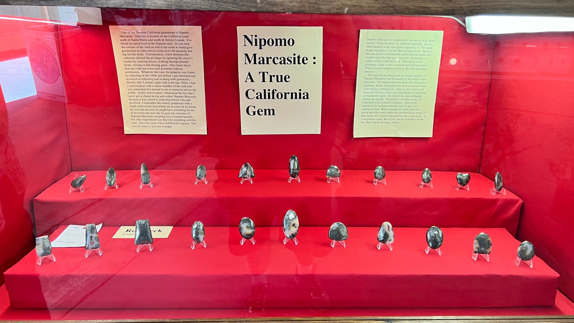 Gems & Minerals Nipomo Barcasite